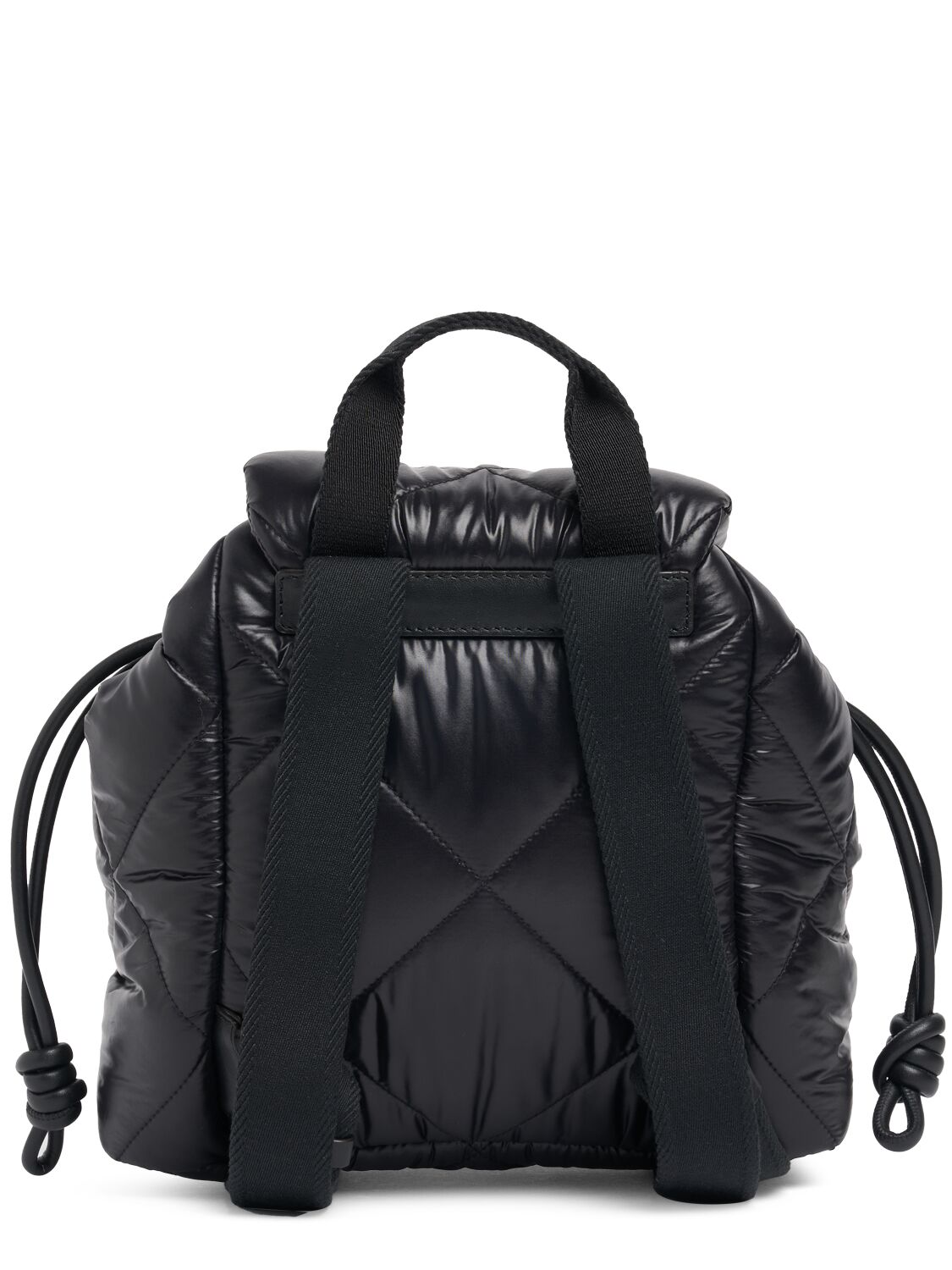 Shop Moncler Puf Quilted Nylon Backpack In Black