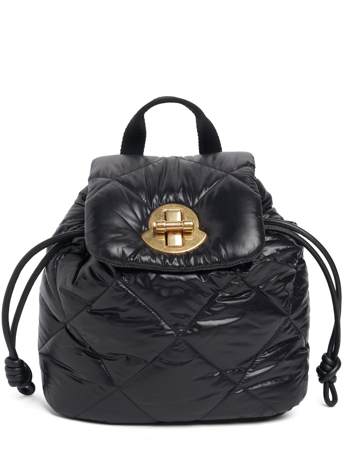 Moncler Puf Nylon Backpack In Black