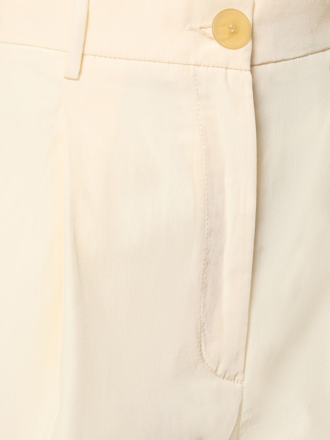 Shop Forte Forte Chic Taffeta Bermuda Shorts In White