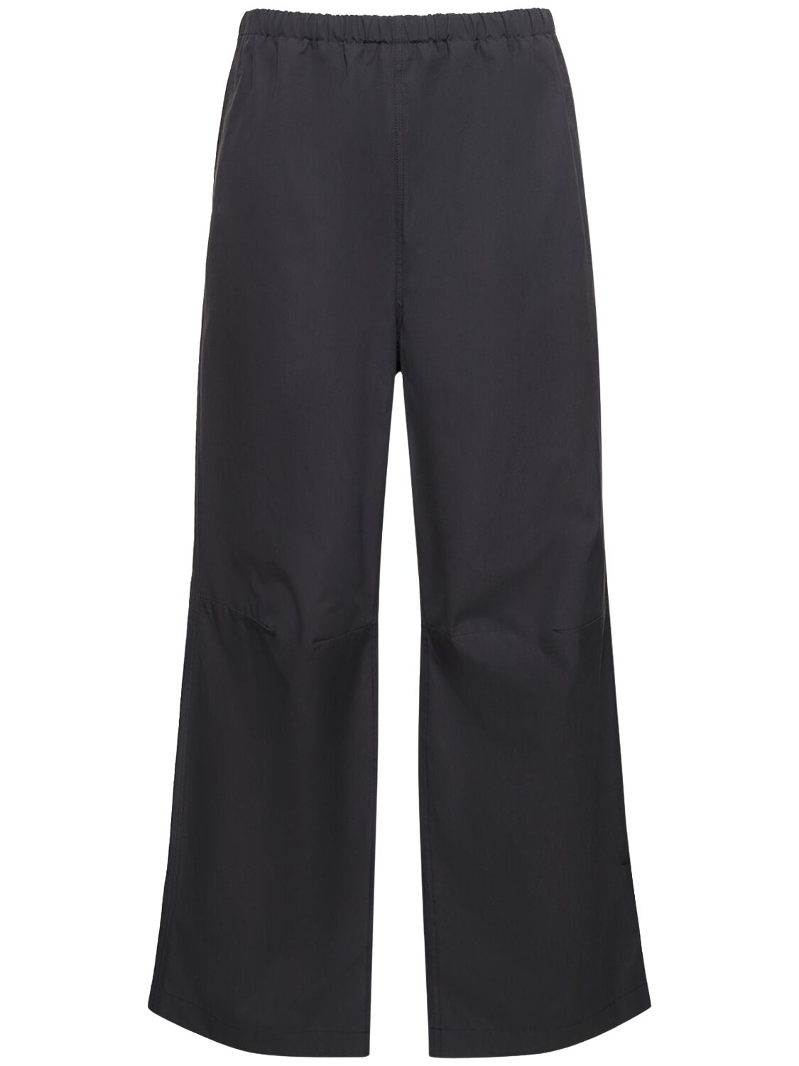 Gucci Oversize Cotton Skater Pants In Graphite