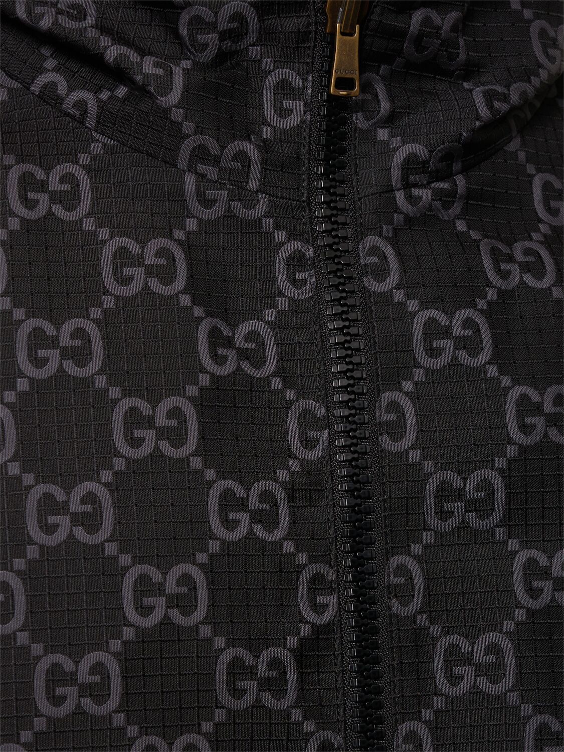 Shop Gucci Gg Ripstop Tech Jacket In Black