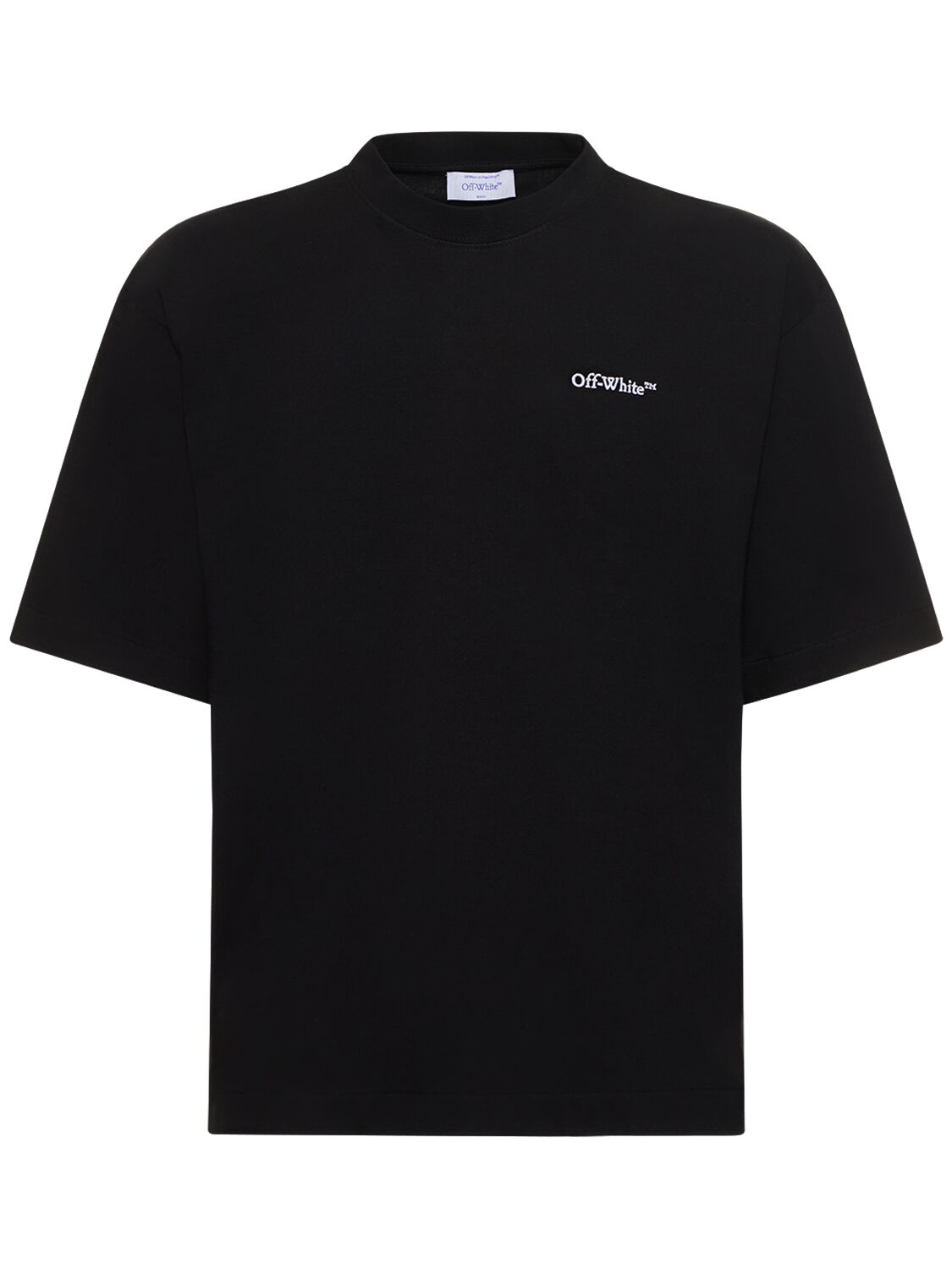 Shop Off-white Tattoo Arrow Skate Cotton T-shirt In Black