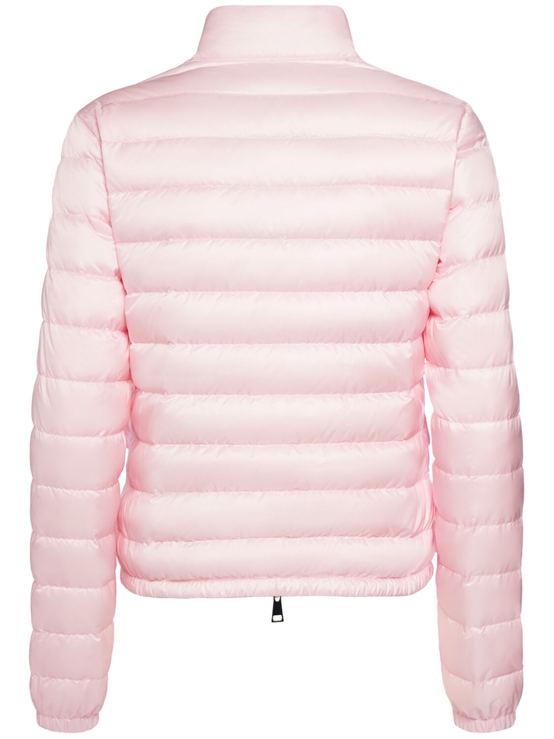 Shop Moncler Lans Short Nylon Down Jacket In Rose