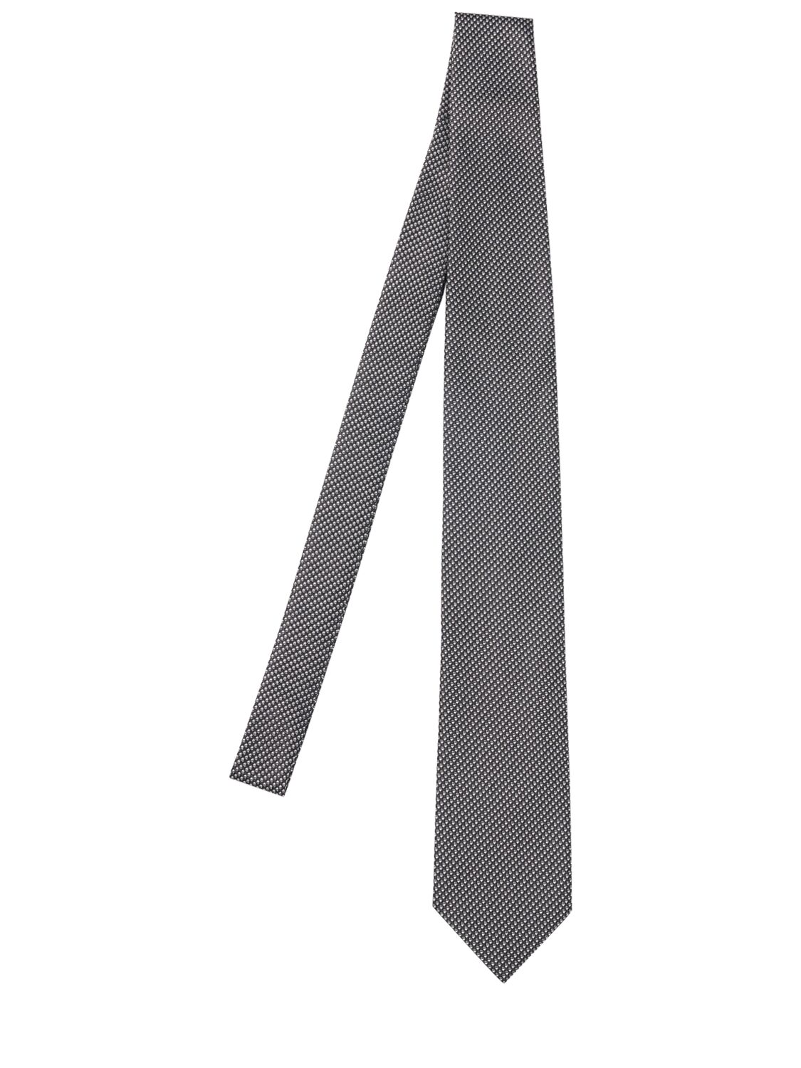 Tom Ford 8cm Blade Silk Tie In Black