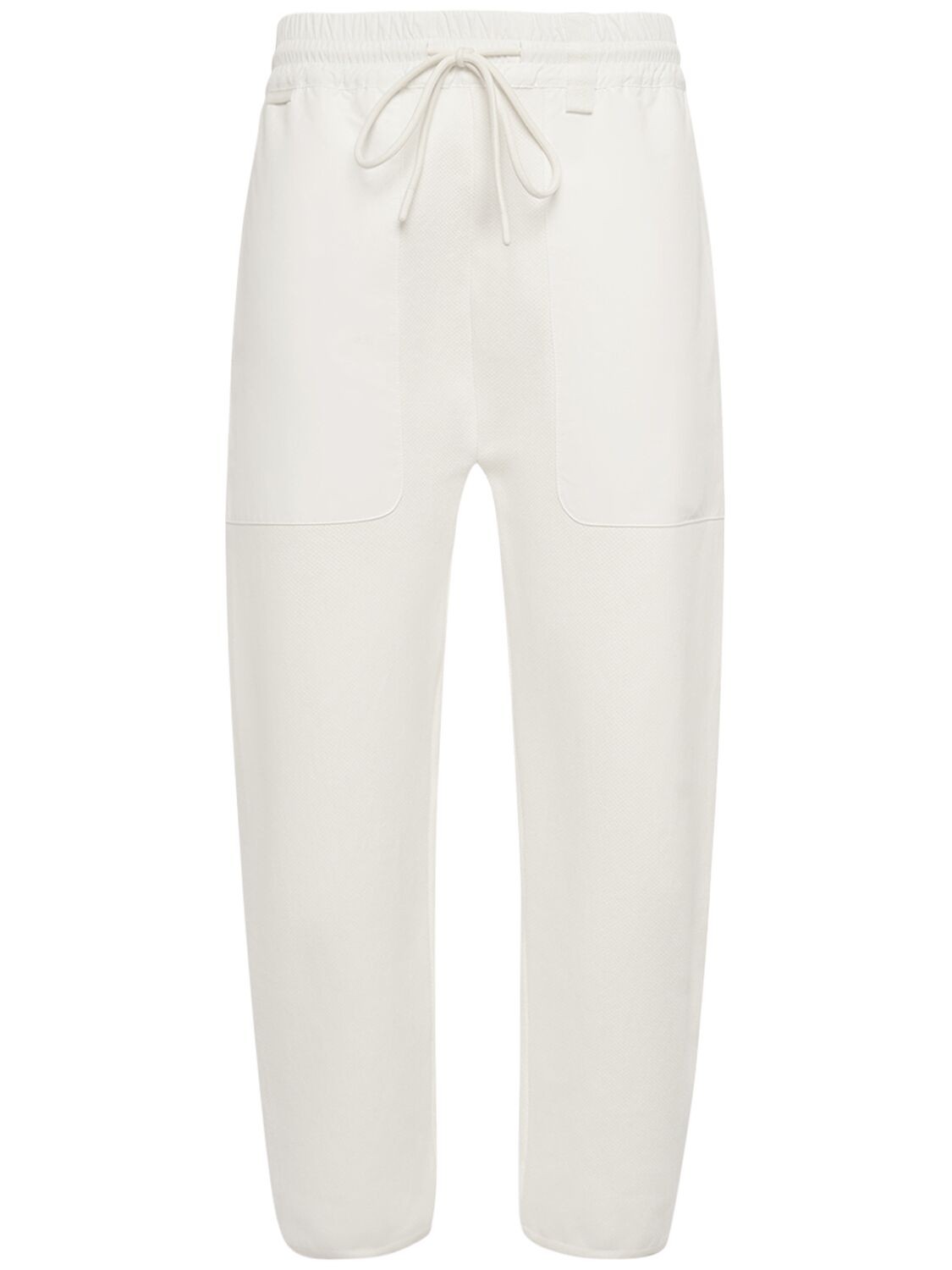 Moncler Cny Cotton Jogging Pants In White