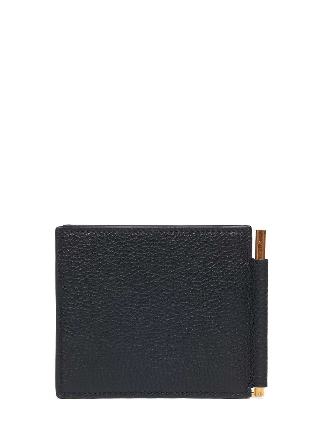 Shop Tom Ford Soft Grained Leather Wallet In Black