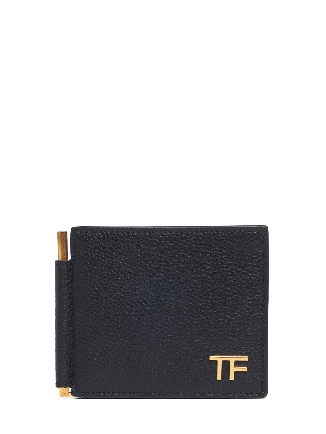 Tom Ford Soft Grained Leather Wallet In Black