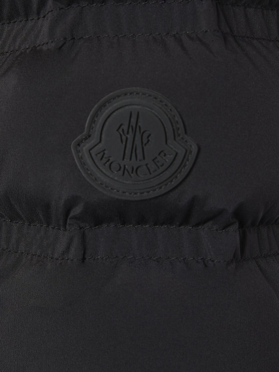 Shop Moncler Alete Nylon Short Down Jacket In Black