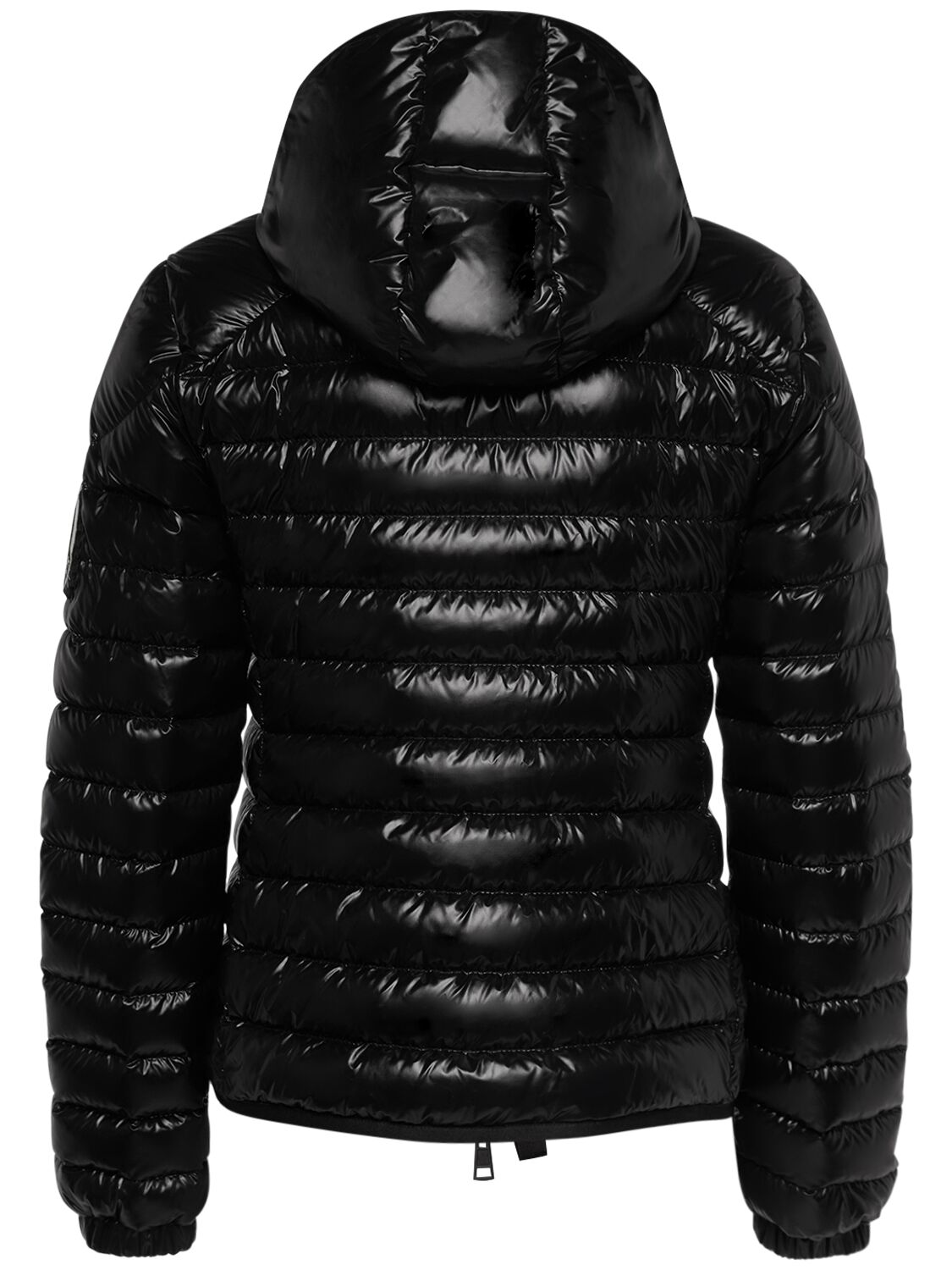 Shop Moncler Cny Bixi Nylon Laquè Down Jacket In Black