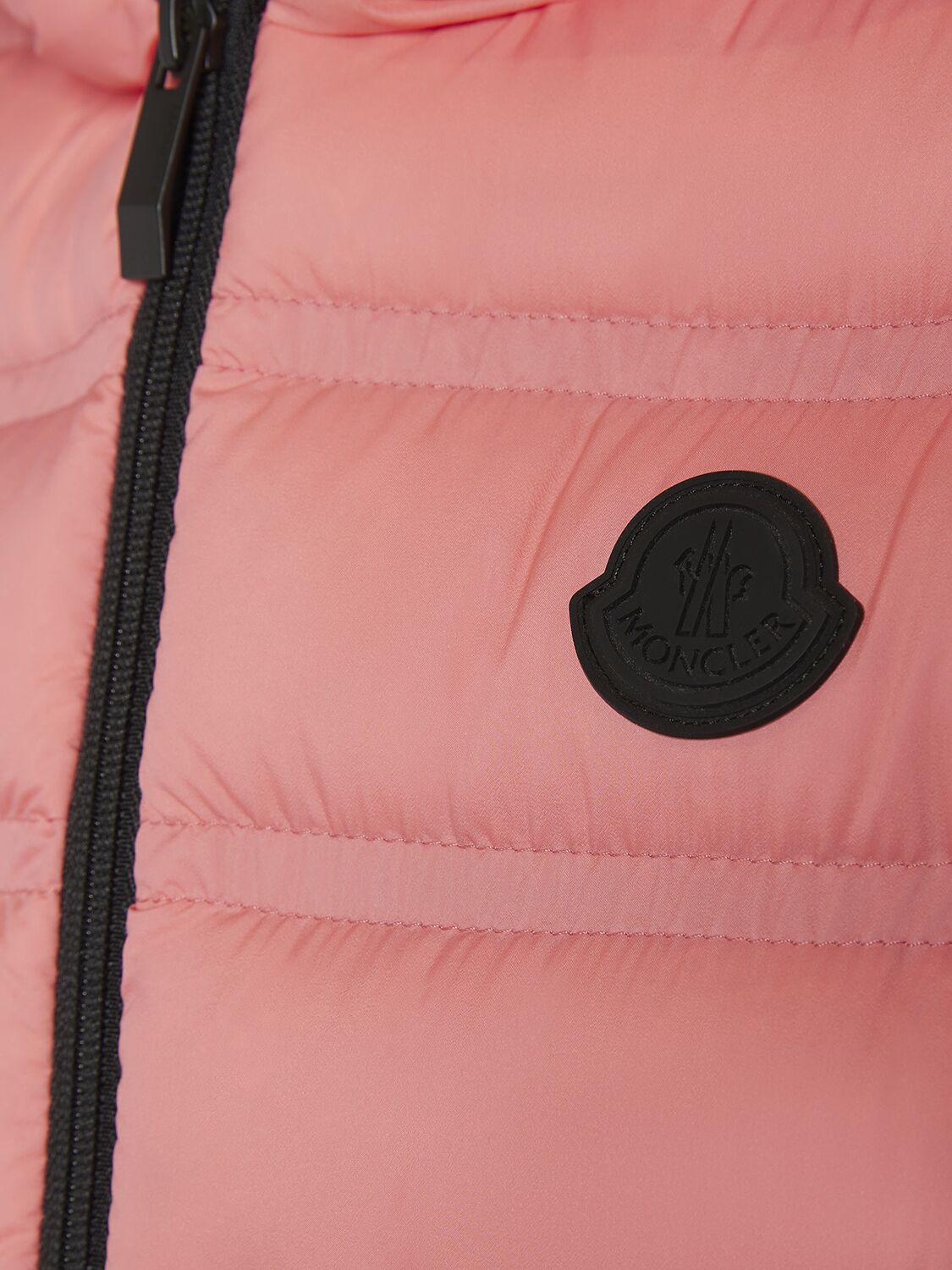 Shop Moncler Aliterse Nylon Down Vest In Coral