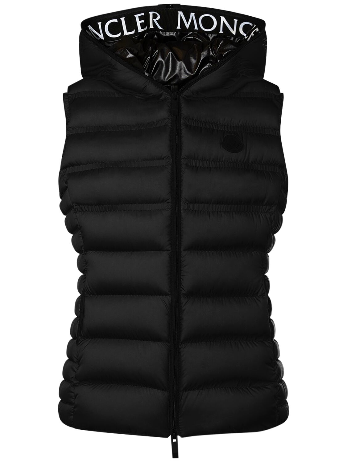 Moncler Aliterse Nylon Down Vest In Black
