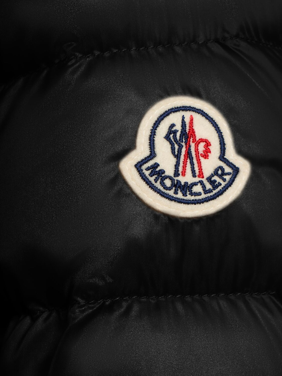 Shop Moncler Argenno Nylon Short Down Jacket In Black