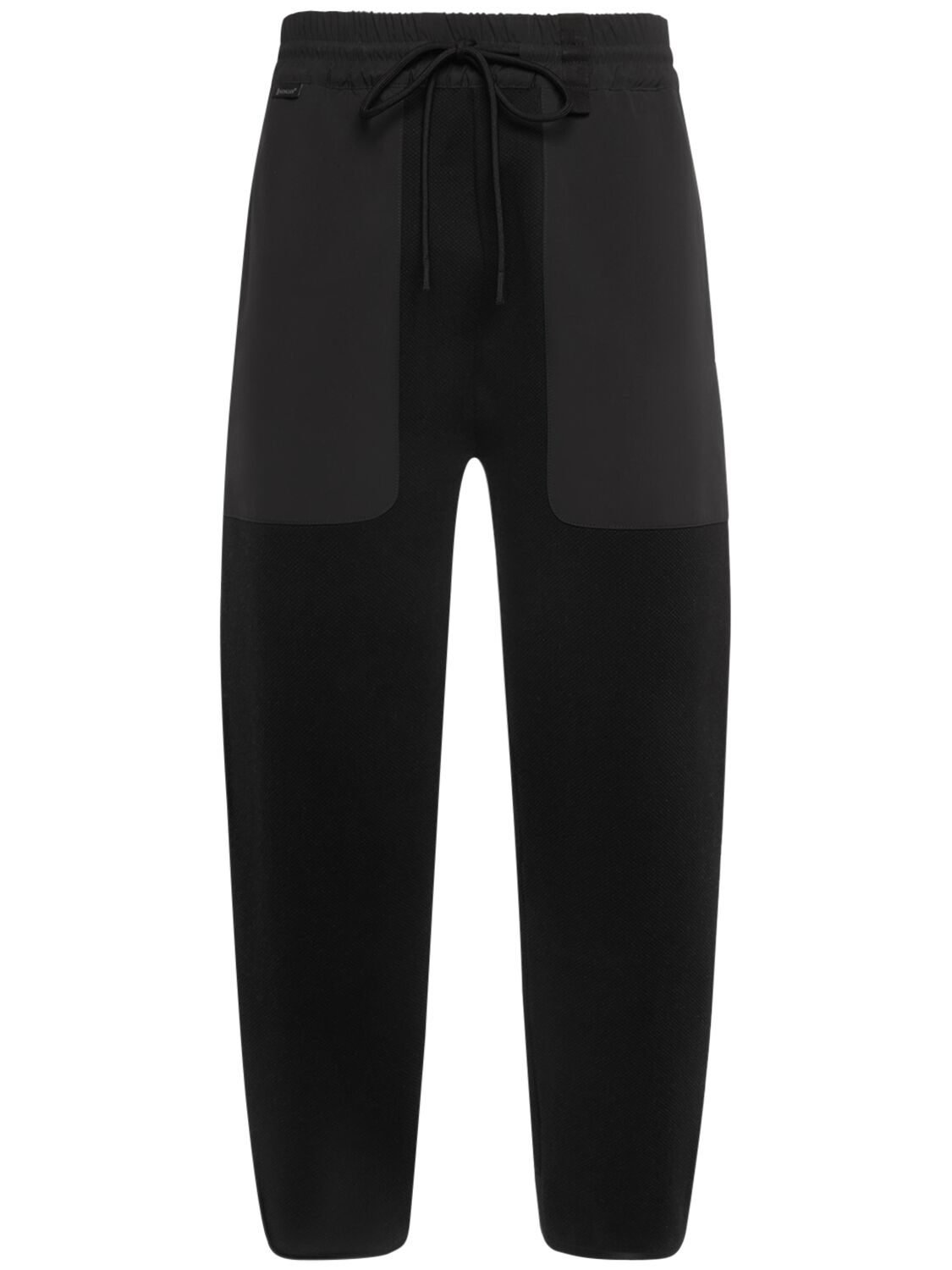Moncler Cny Cotton Jogging Pants In Black