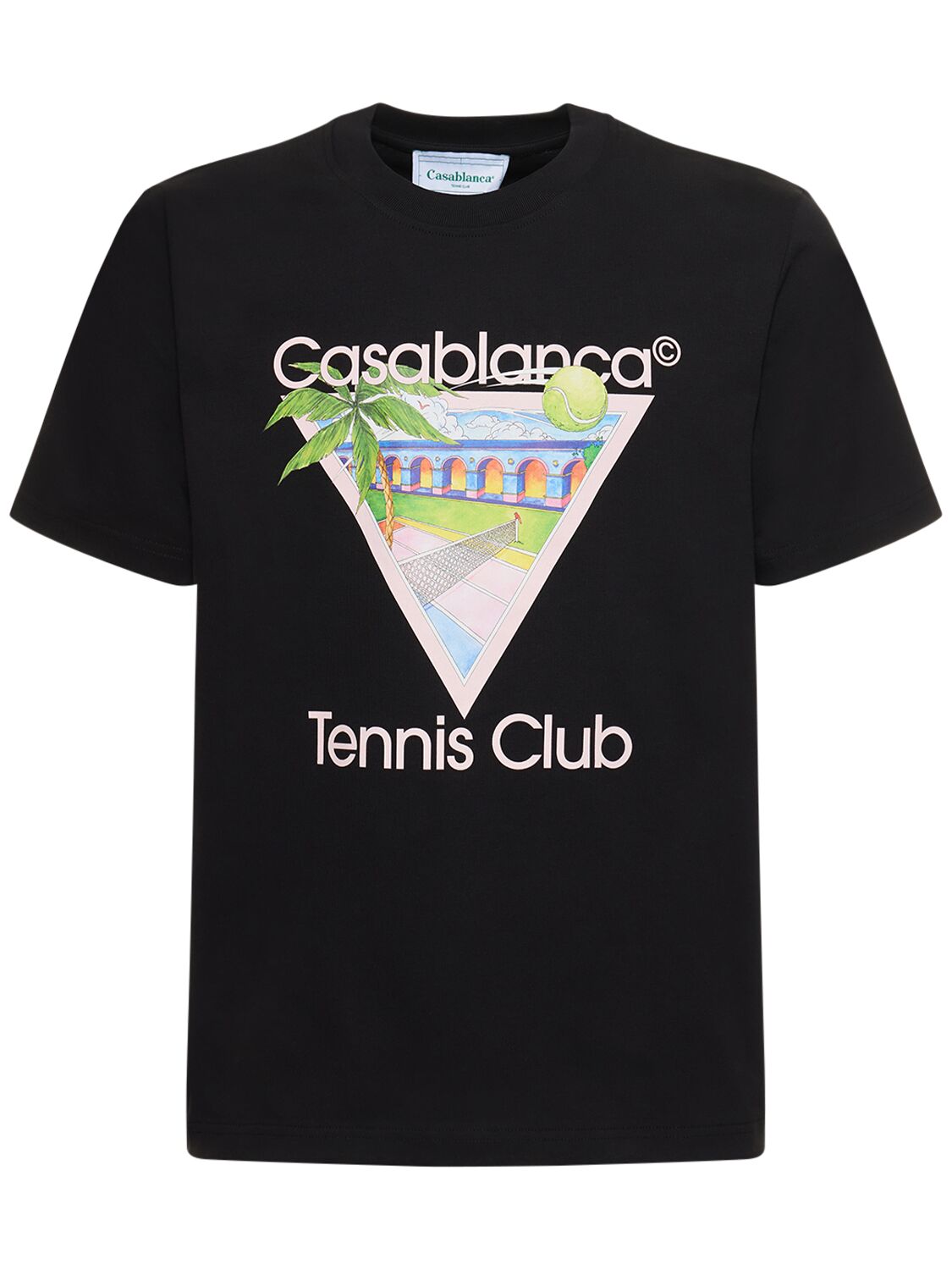 Image of Lvr Exclusive Tennis Club Cotton T-shirt