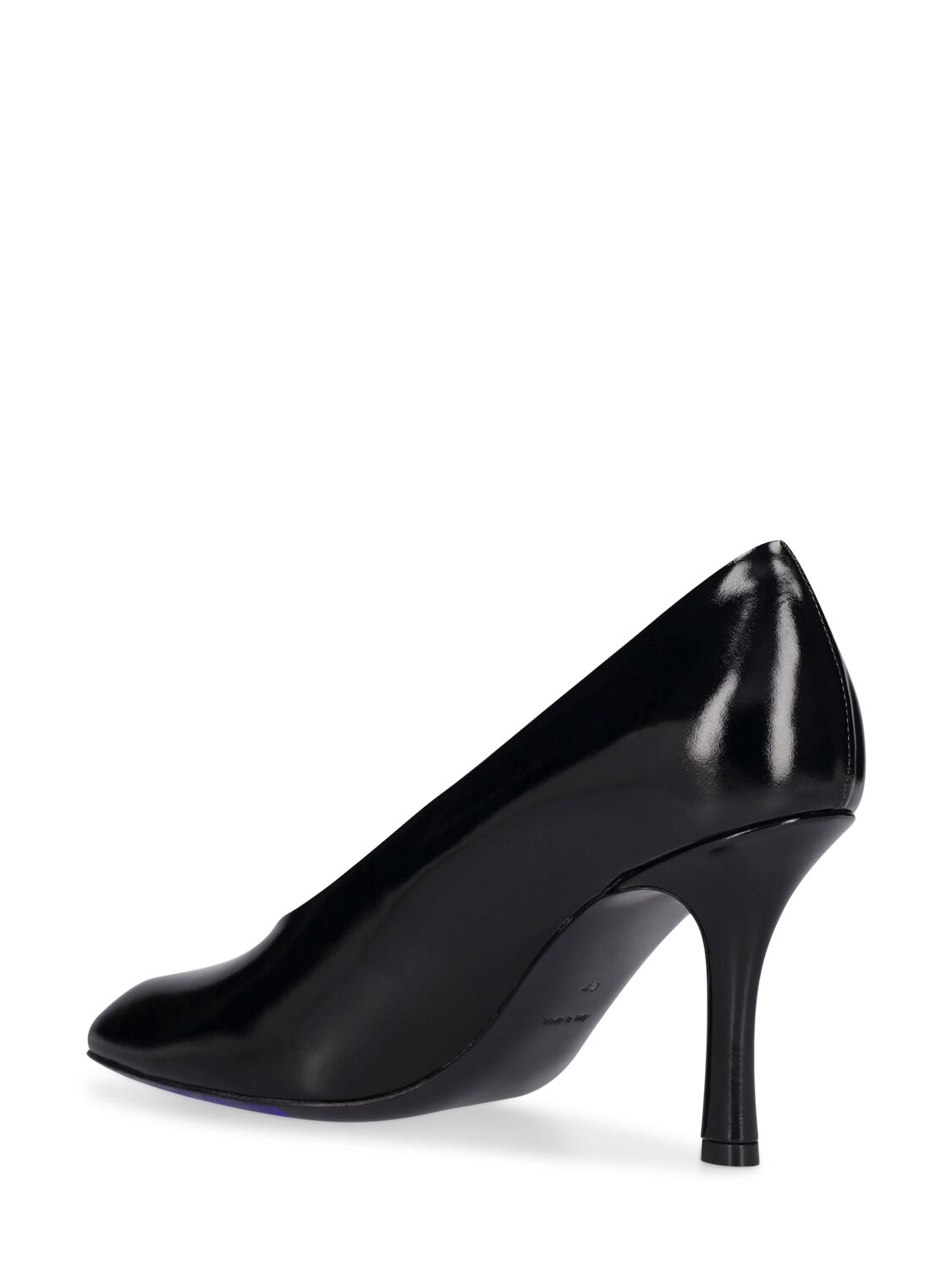 Shop Burberry 105mm Lf Ws0 Leather Pumps In Schwarz