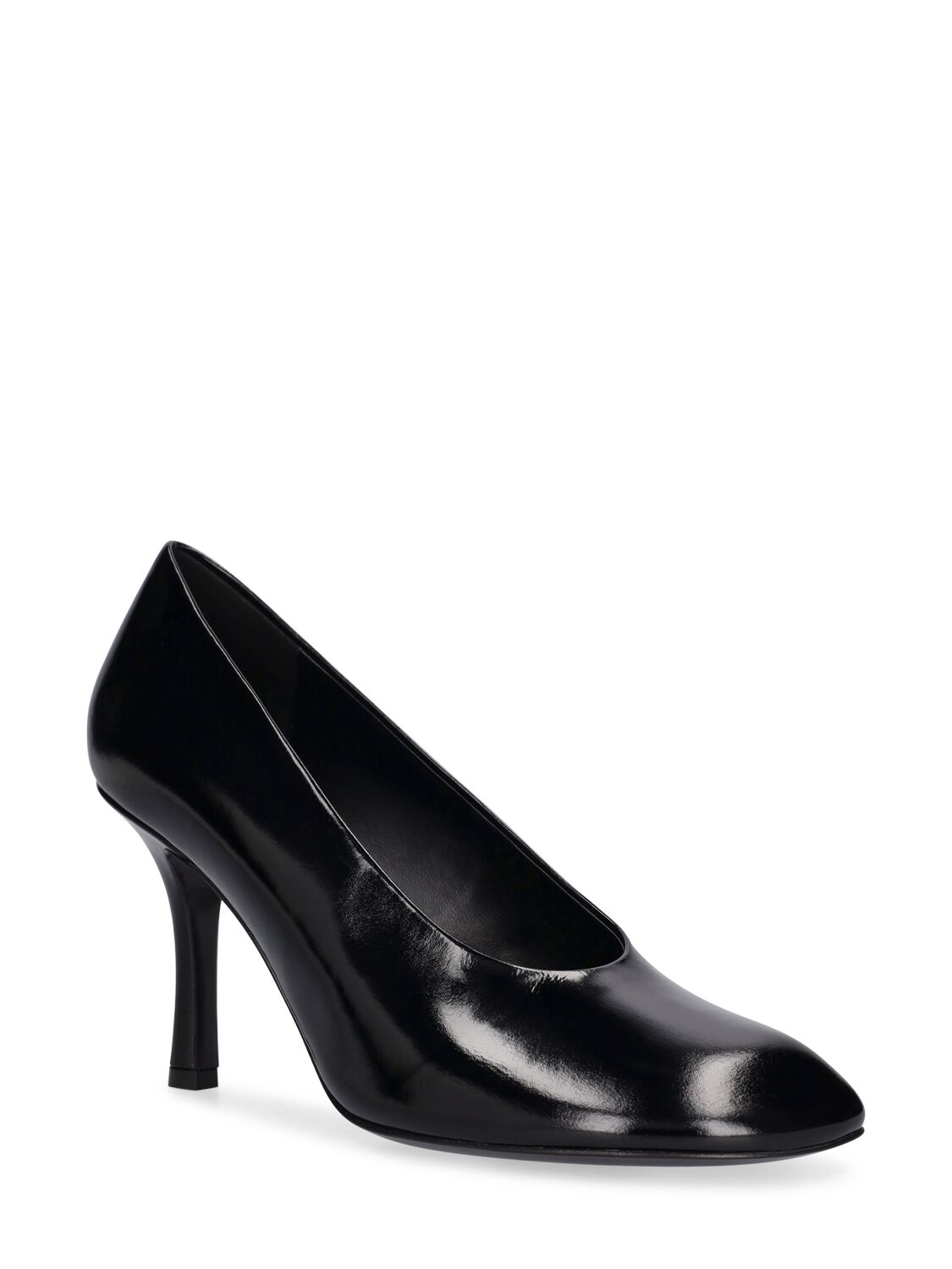 Shop Burberry 105mm Lf Ws0 Leather Pumps In Schwarz