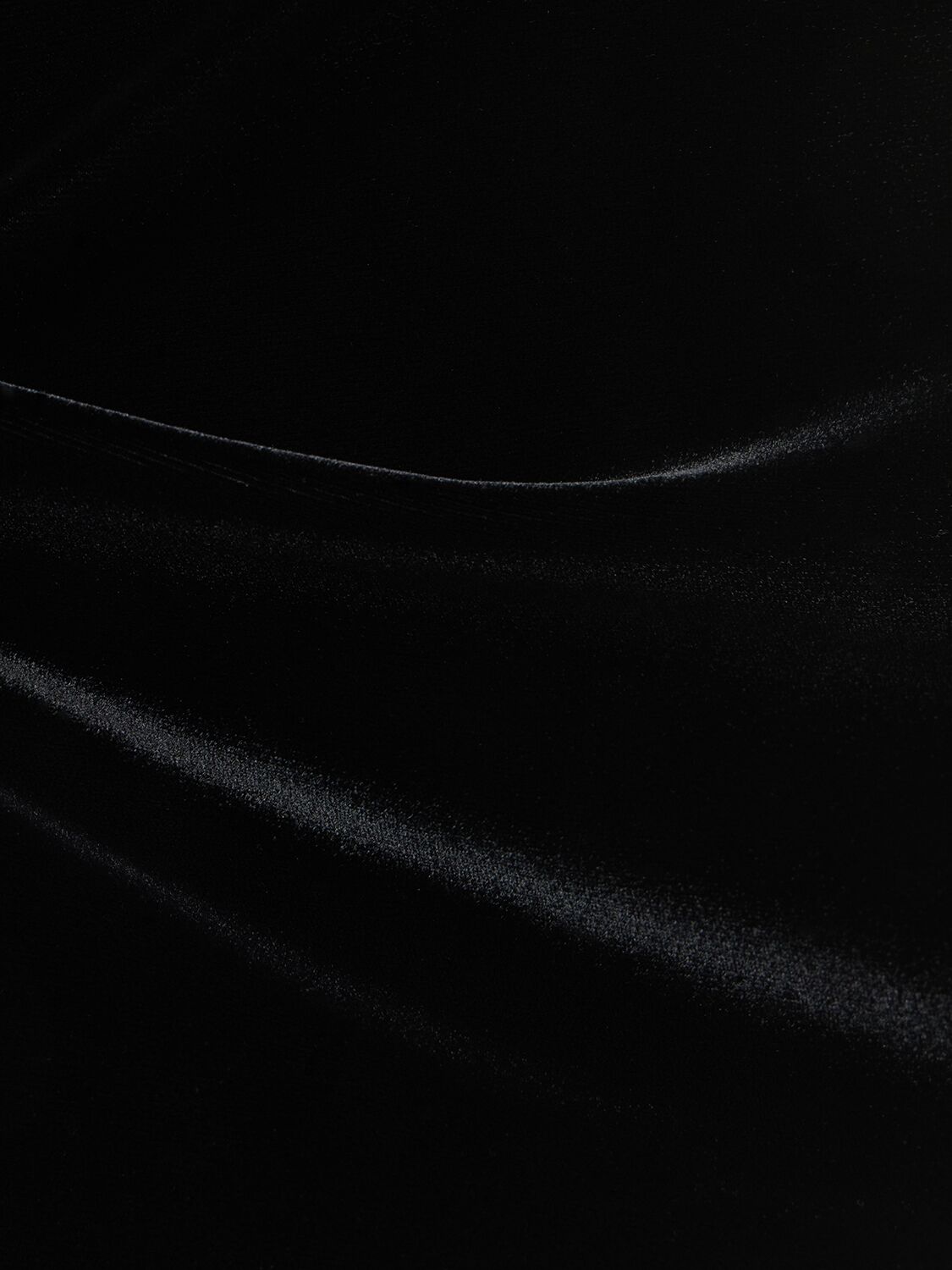 Shop Wardrobe.nyc Viscose Blend Velvet Mini Skirt In Black
