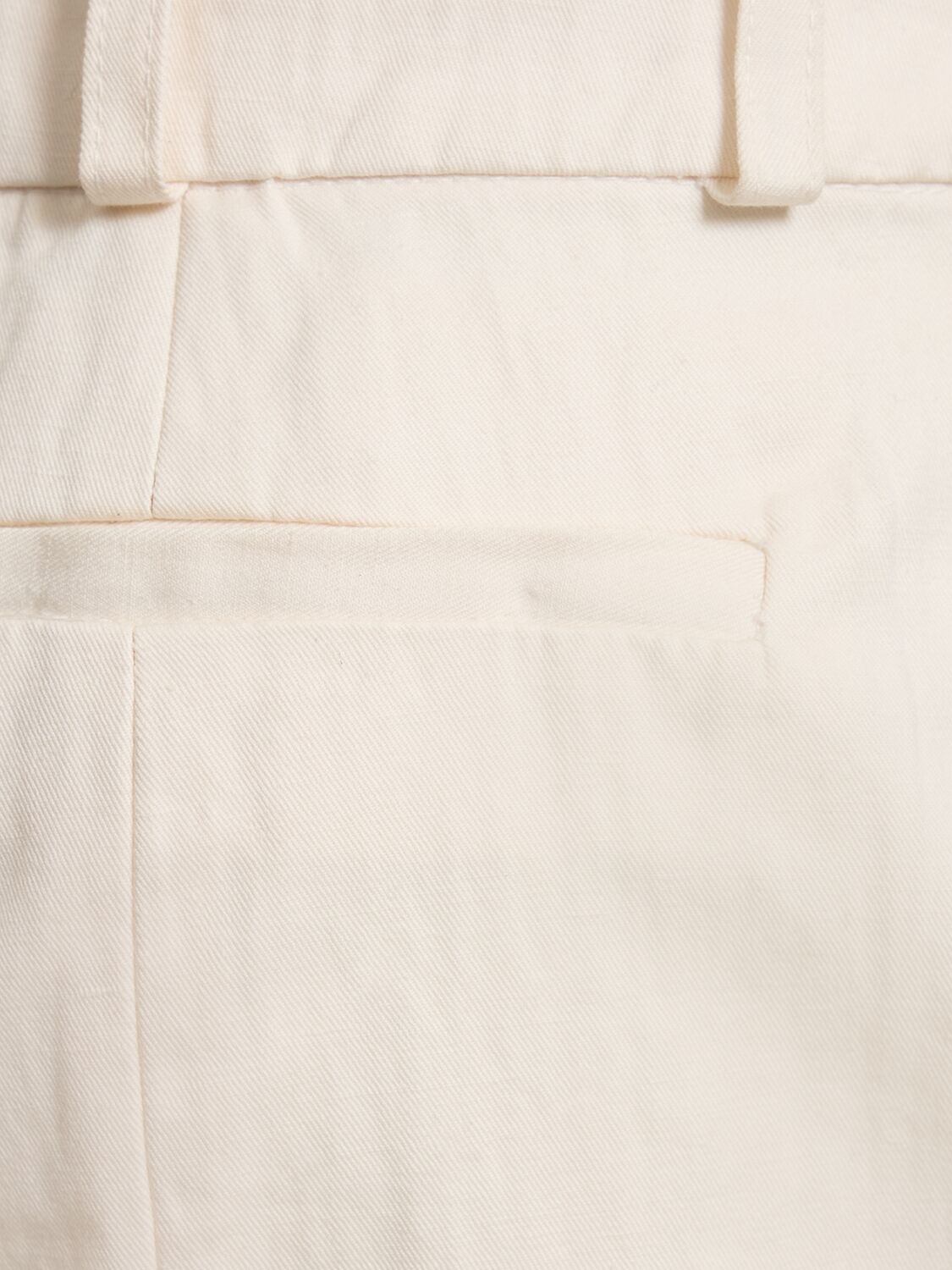 Shop Ludovic De Saint Sernin Canvas Midrise Straight Pants In White