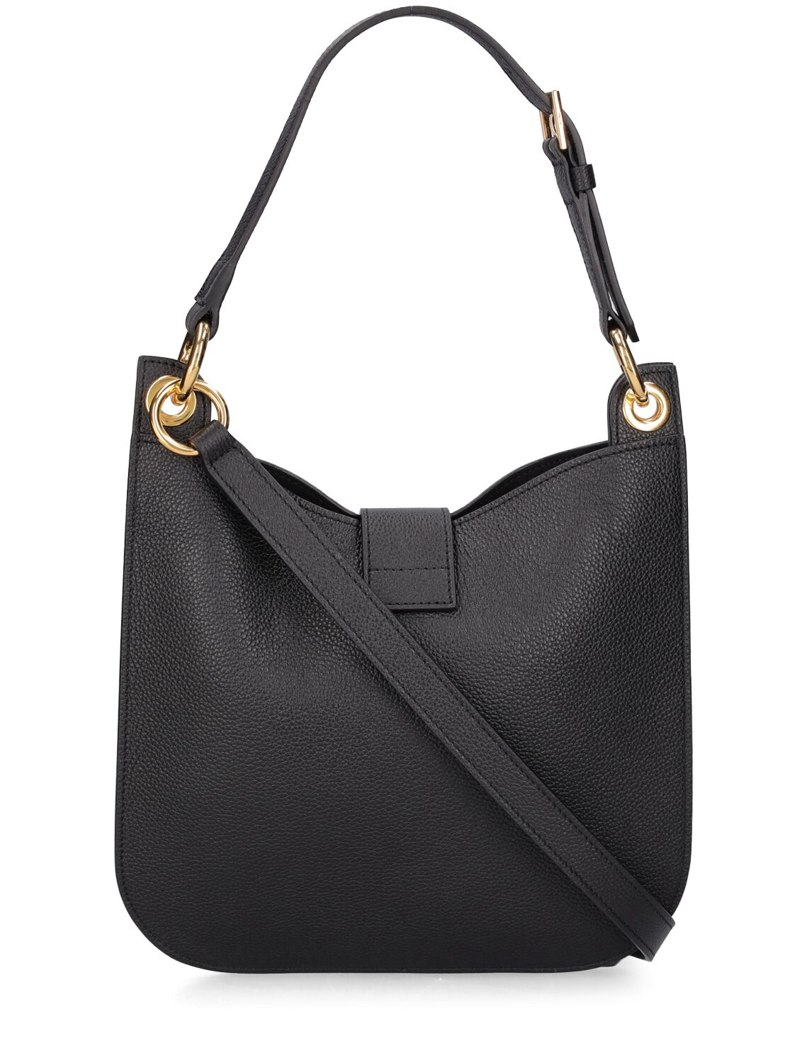 Shop Tom Ford Small Tara Leather Crossbody Bag In Black