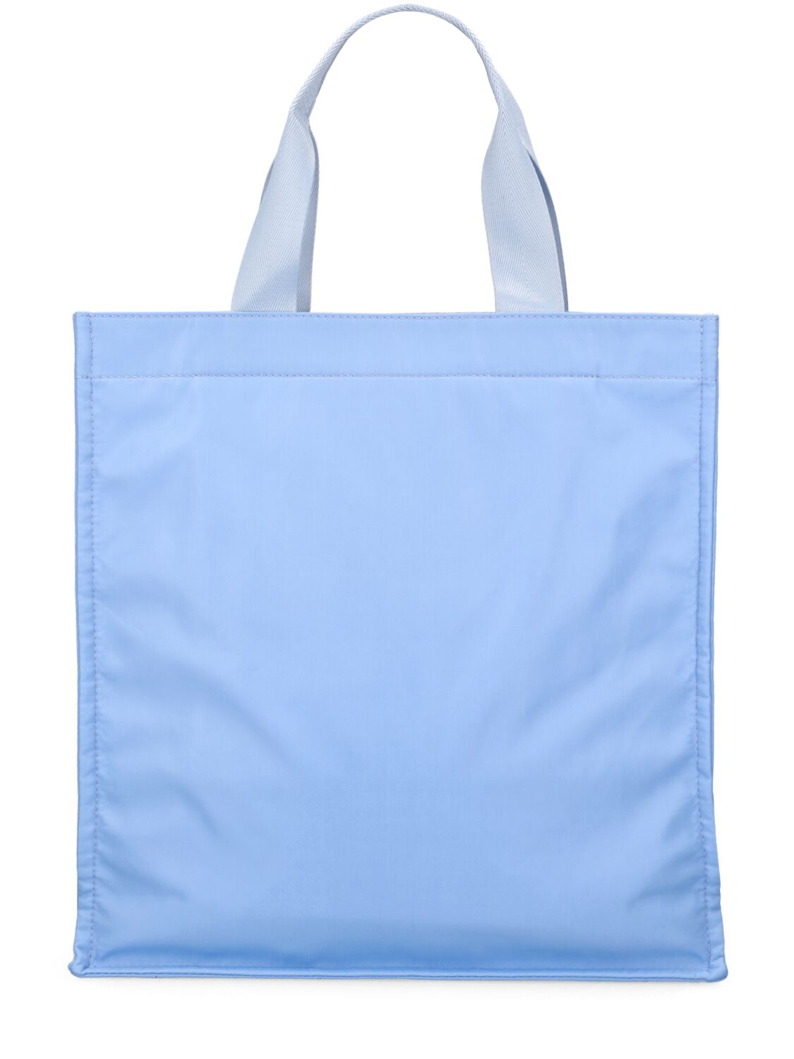 Shop Msgm Nylon Shopping Bag In Blue