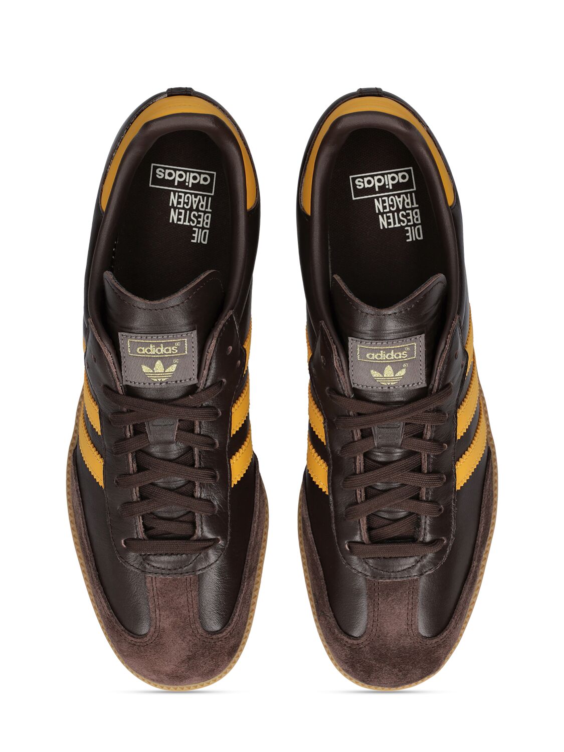 Adidas Originals Samba Og Sneakers In Dark Brown | ModeSens