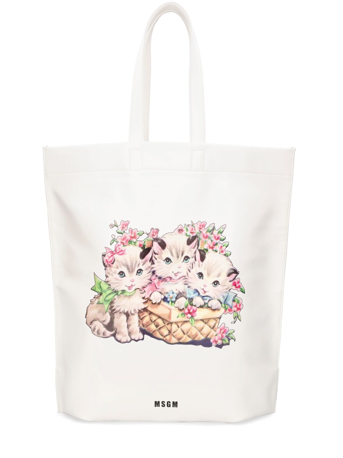 Image of Maxi Graphic Printed Canvas Tote Bag