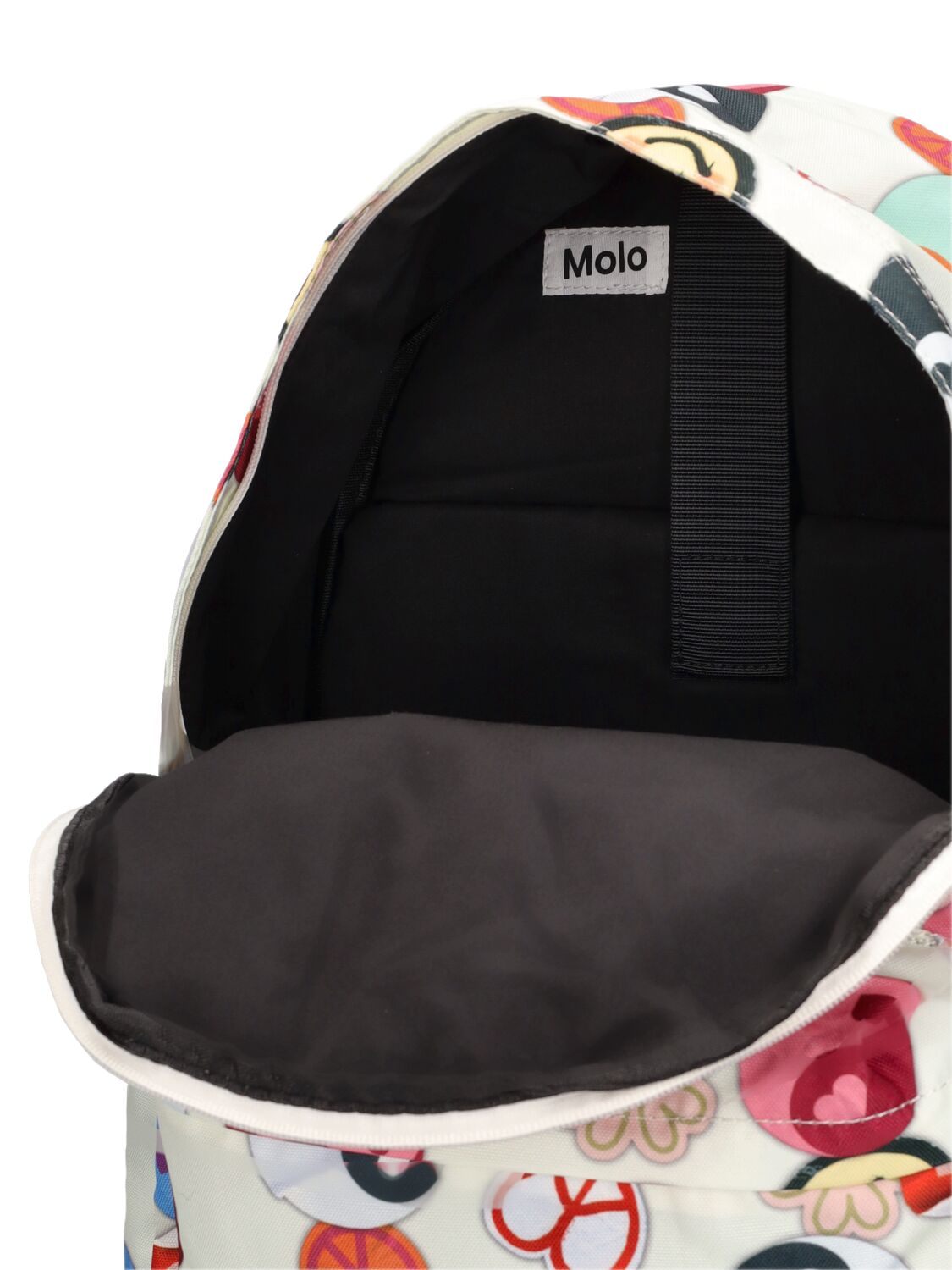 Shop Molo All Over Print Recycled Nylon Backpack In Multicolor