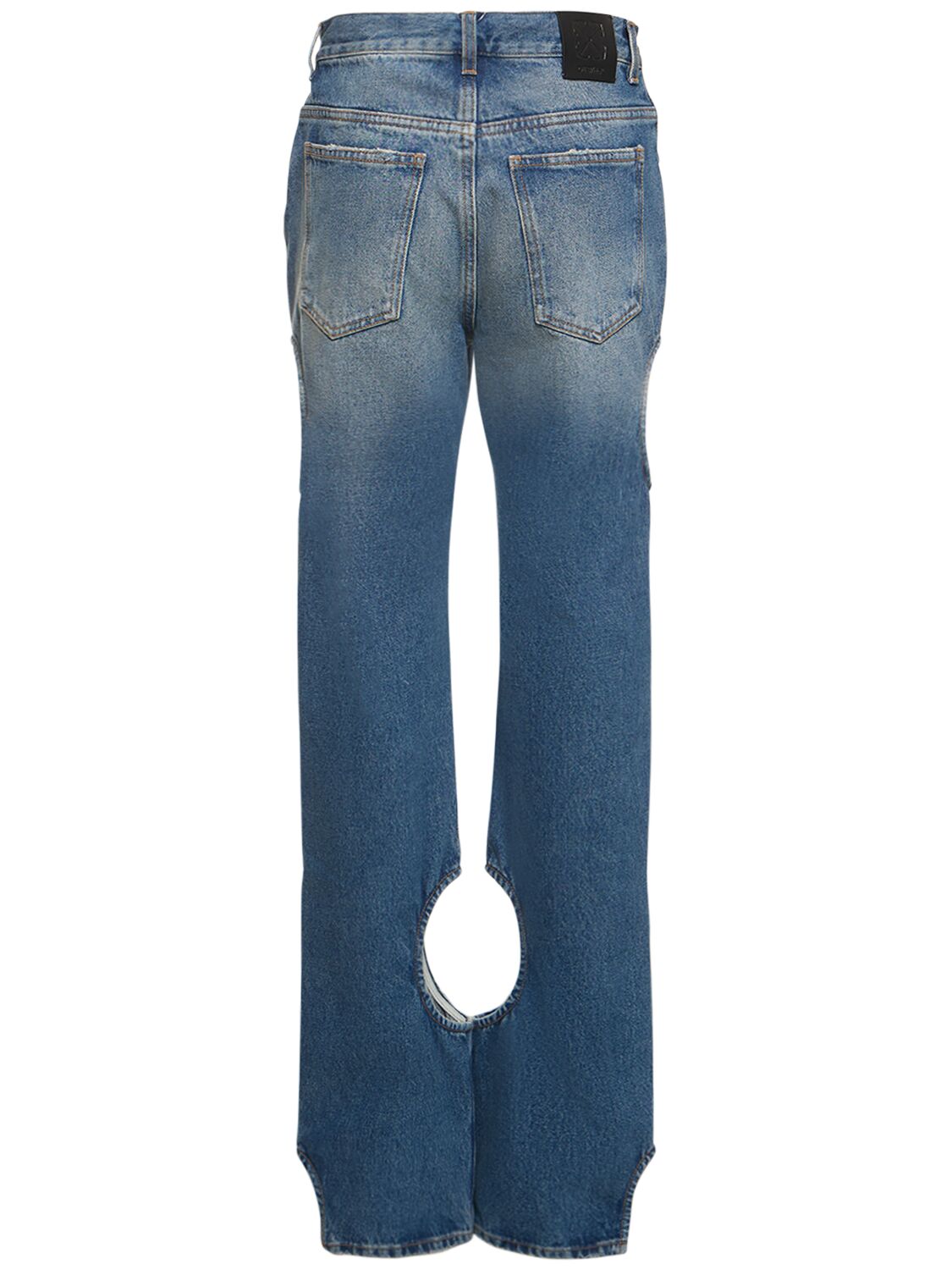 Shop Off-white Meteor Denim Jeans In Vintage Blue
