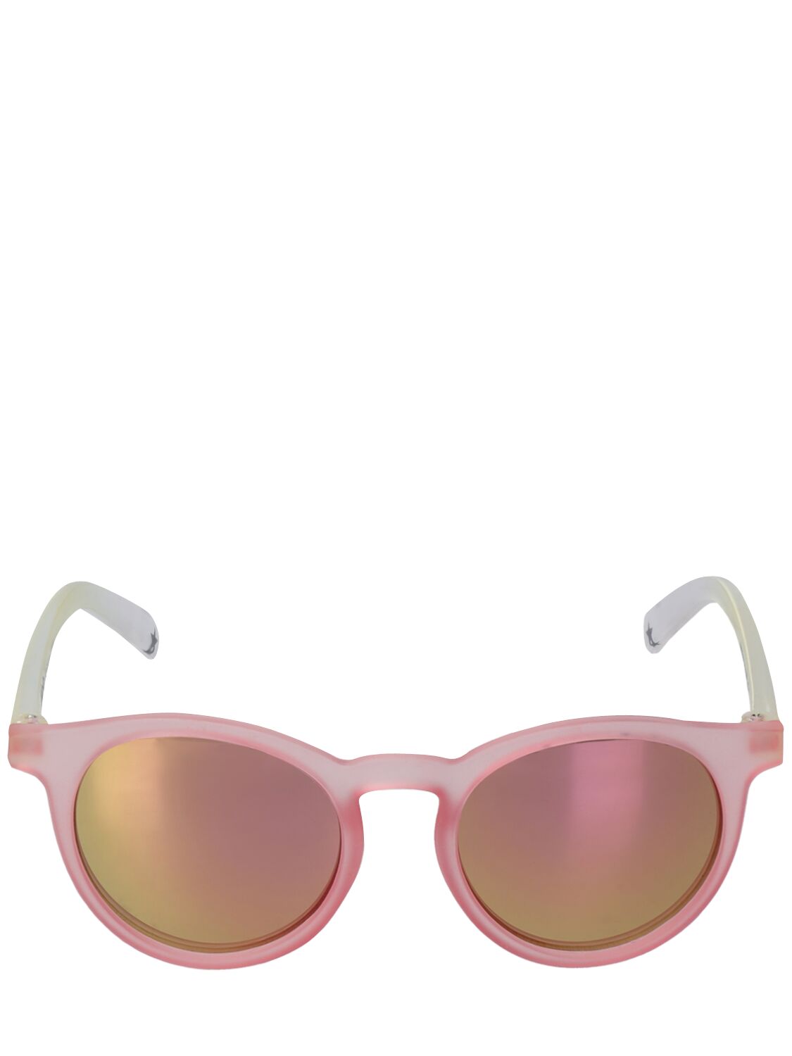 Molo Kids' Round Polycarbonate Sunglasses In Pink