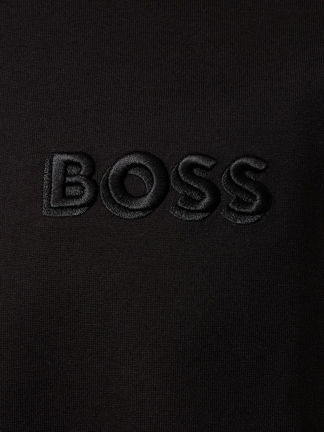 Shop Hugo Boss Tiburt 423 Cotton T-shirt In Black