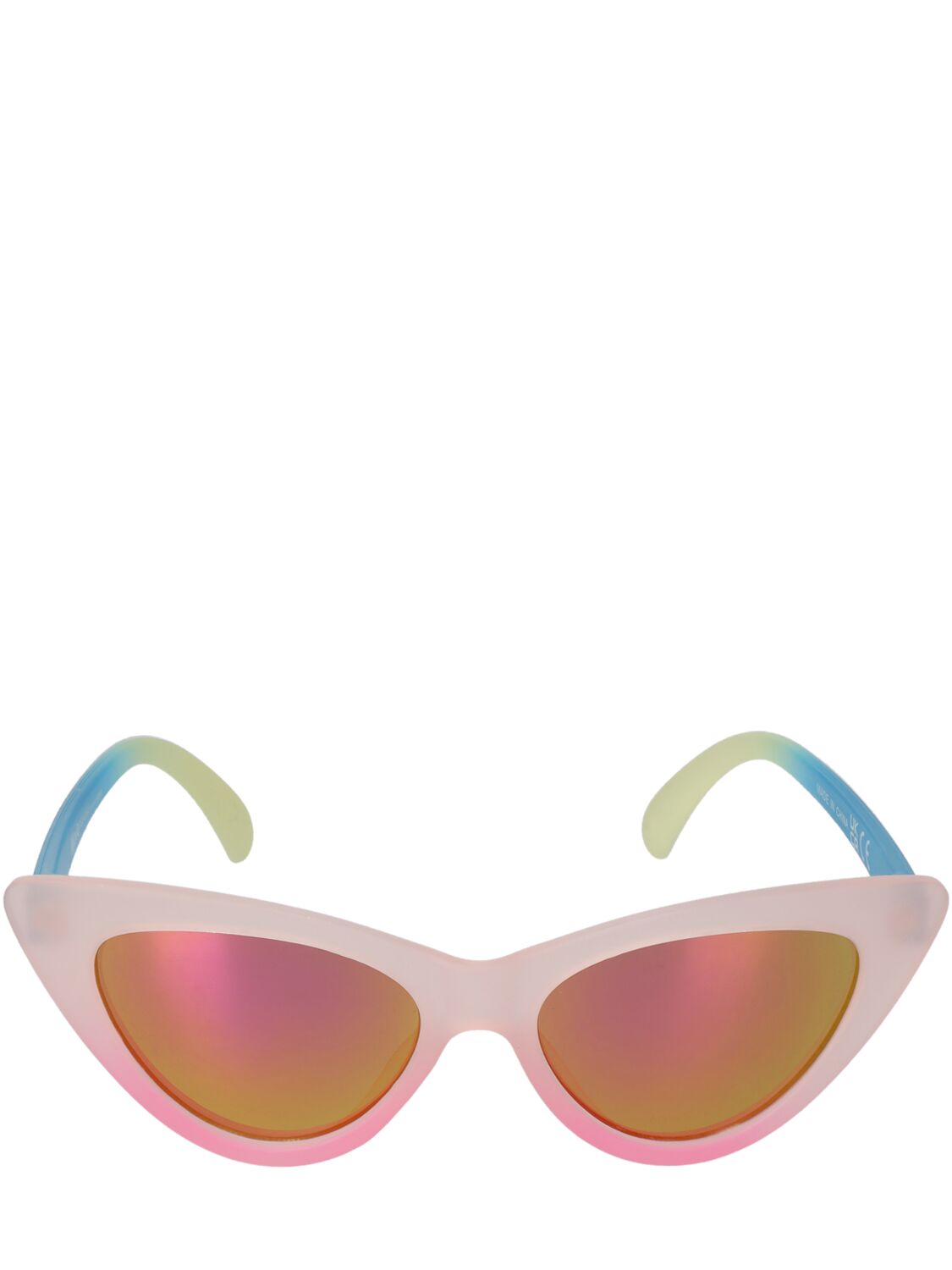 Molo Kids' Cat-eye Polycarbonate Sunglasses In Pink