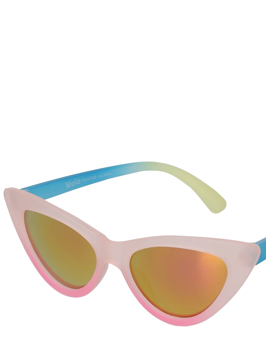 Shop Molo Cat-eye Polycarbonate Sunglasses In Multicolor