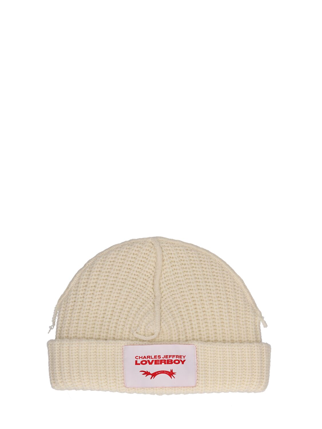 Image of Logo Patch Wool Blend Beanie