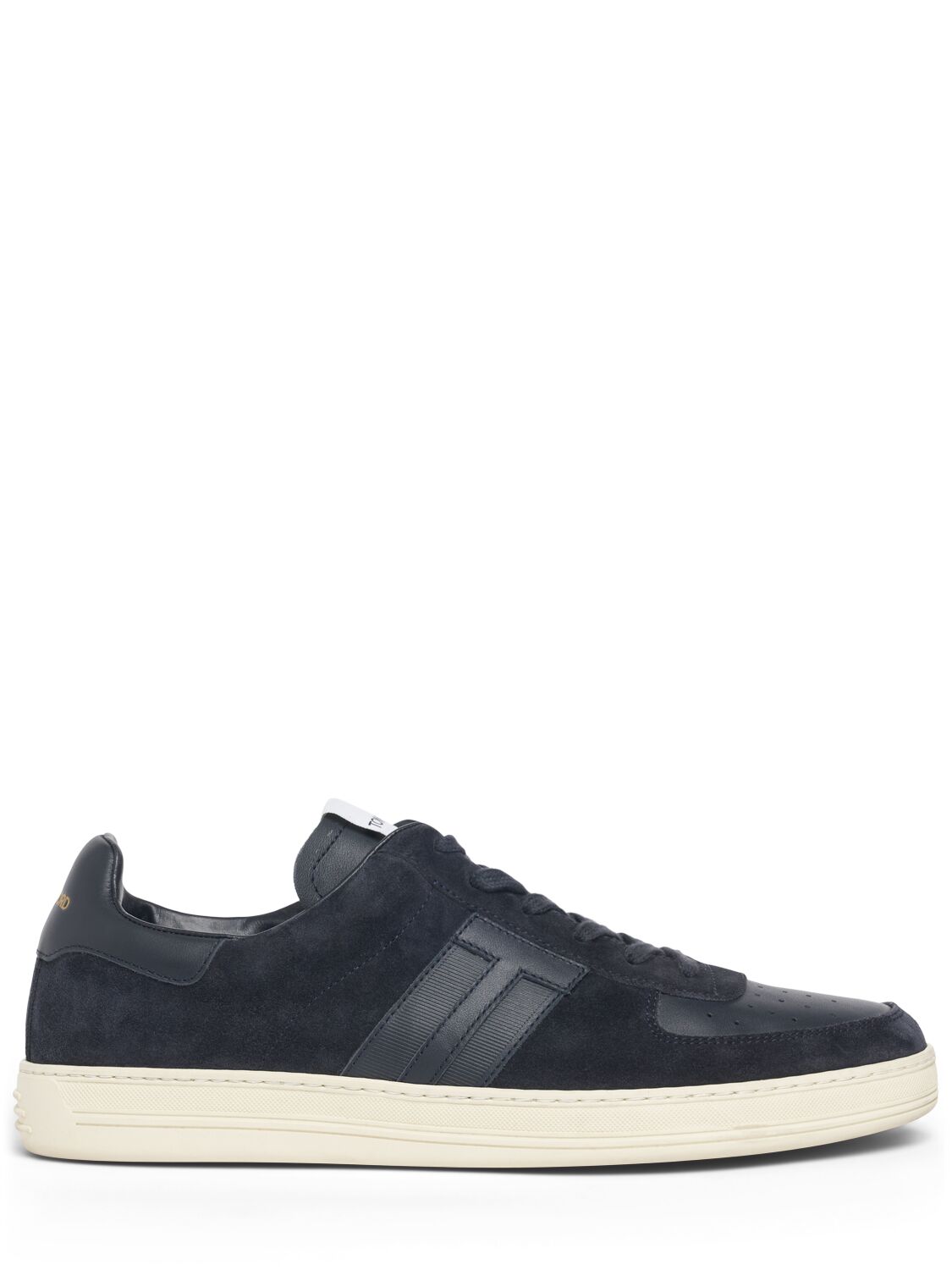 Tom Ford Radcliffe Low Top Sneakers In Dark Navy,beige