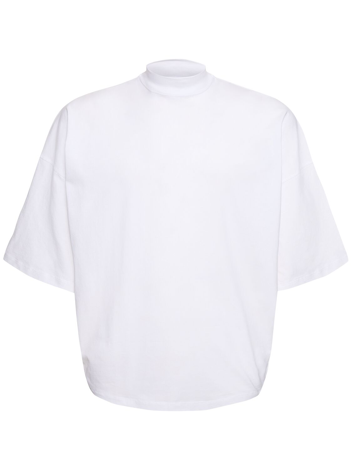 Image of Boxy Fit Cotton Jersey T-shirt
