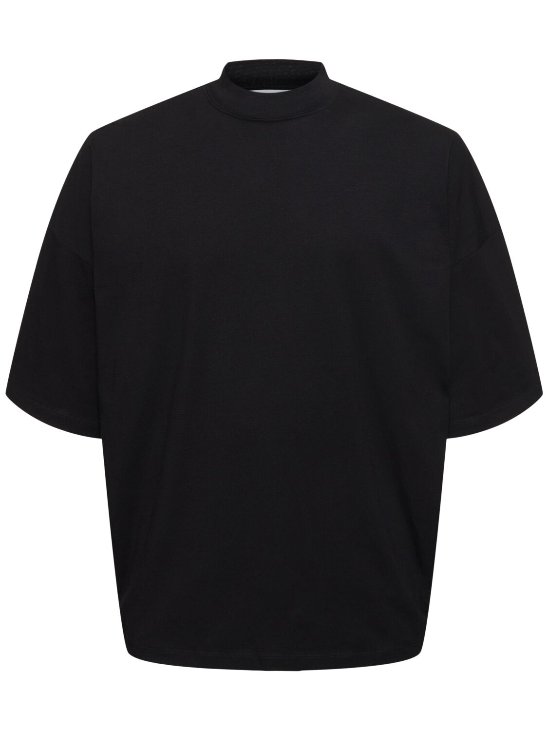 Shop Jil Sander Boxy Fit Cotton Jersey T-shirt In 블랙