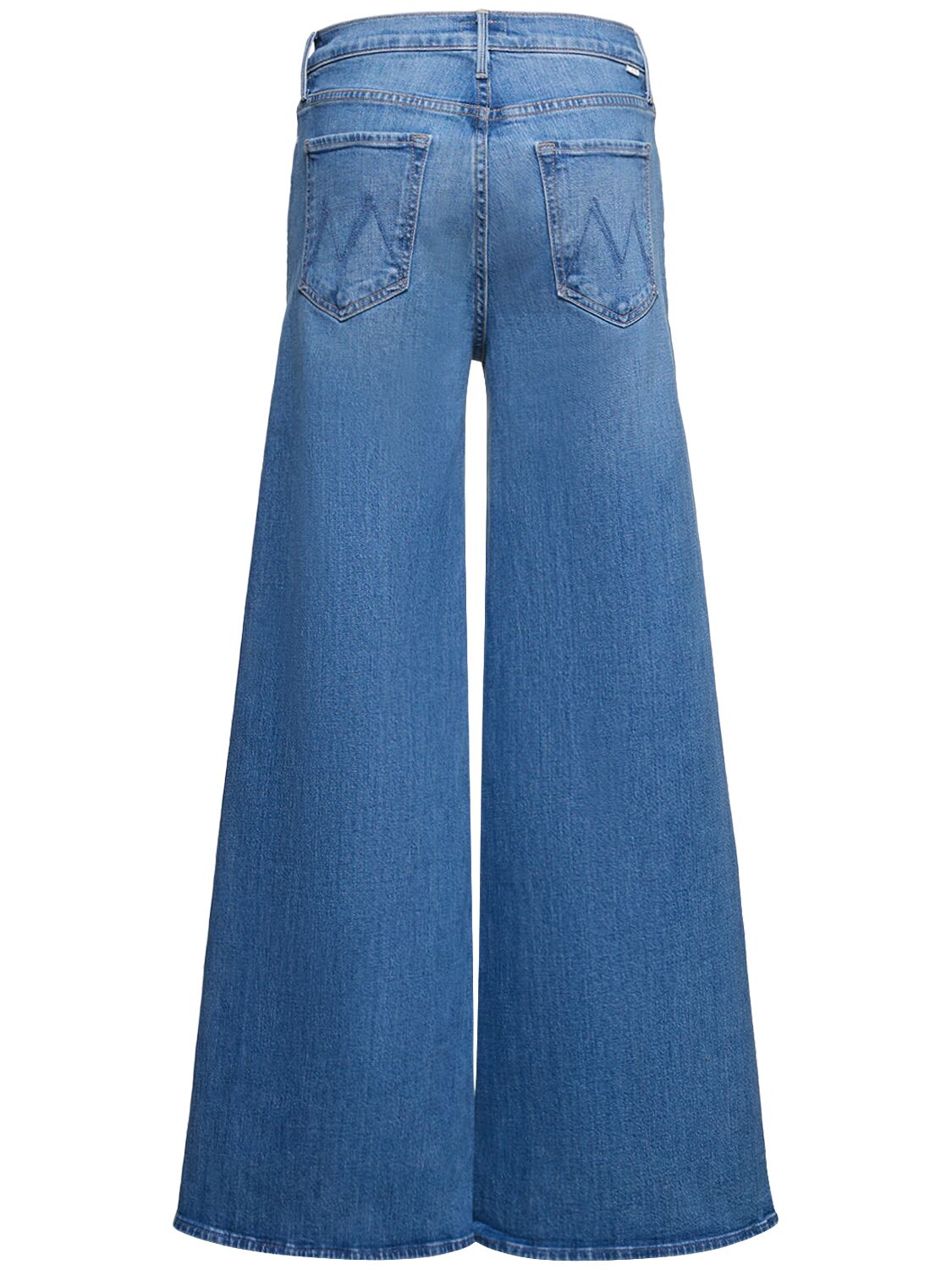 Shop Mother The Undercover Flared Denim Jeans In Blue