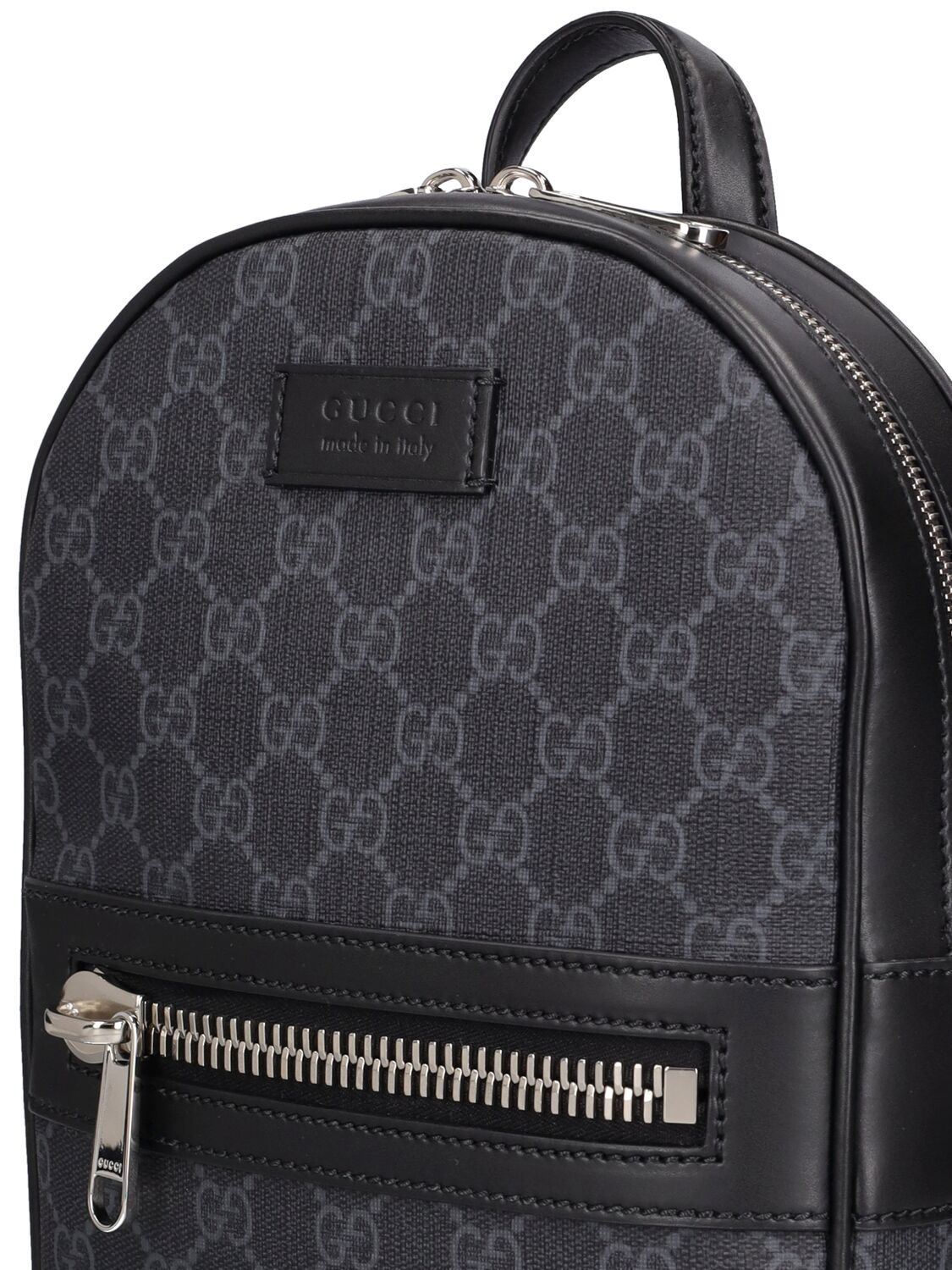 Shop Gucci Gg Supreme Crossbody Bag In Black