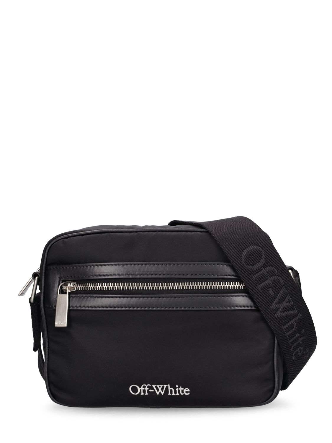 Off-white Core Camera Nylon Bag In Black