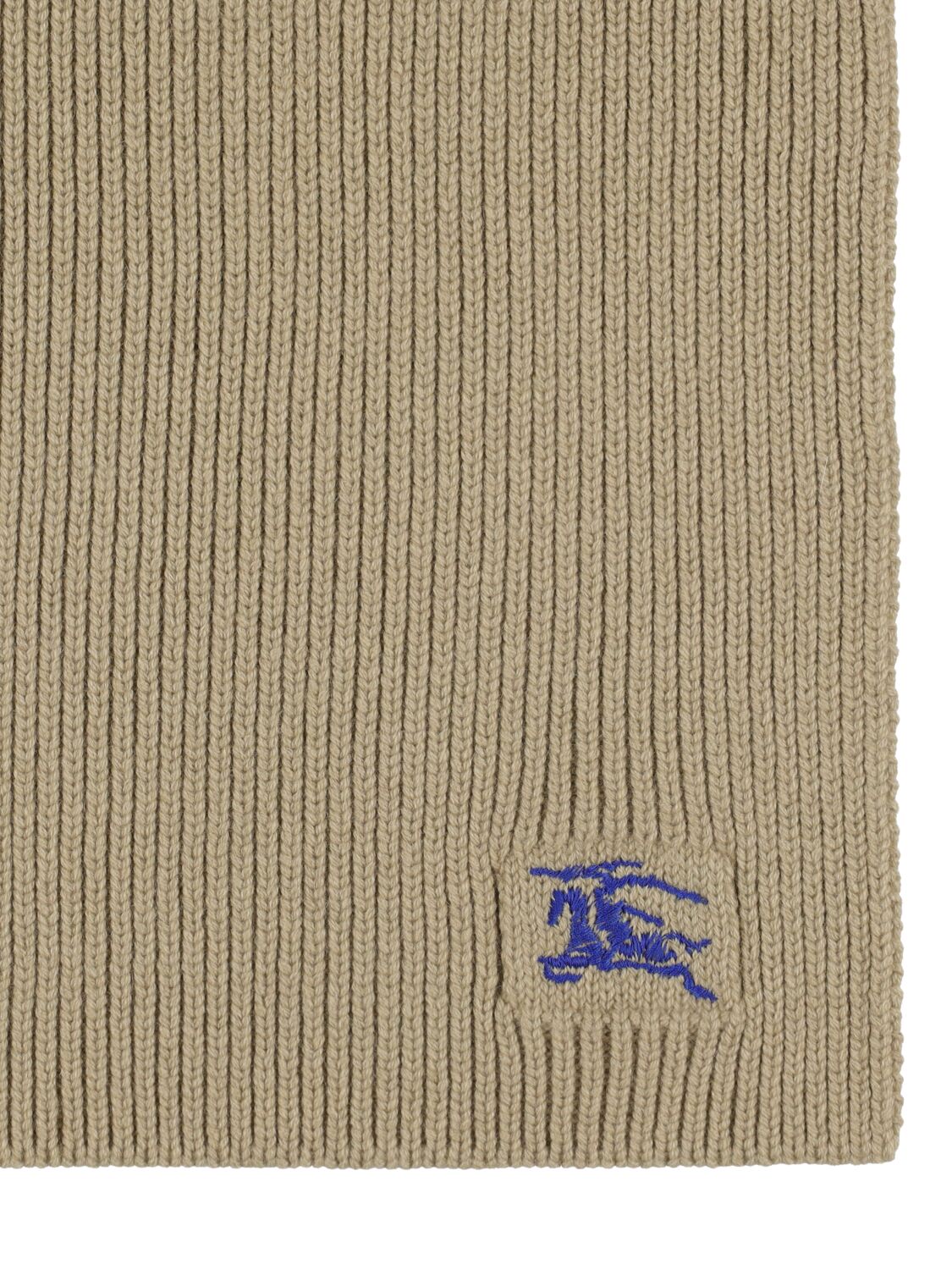 Shop Burberry Ekd Logo Cashmere Scarf In Beige