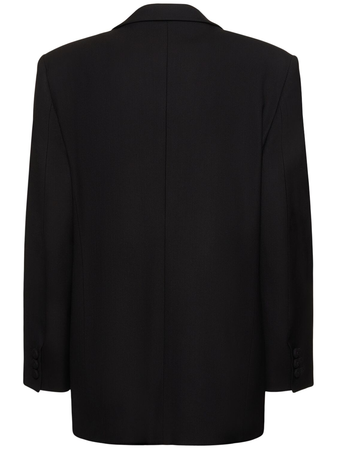 Shop Moschino Stretch Viscose Gabardine Jacket In Black