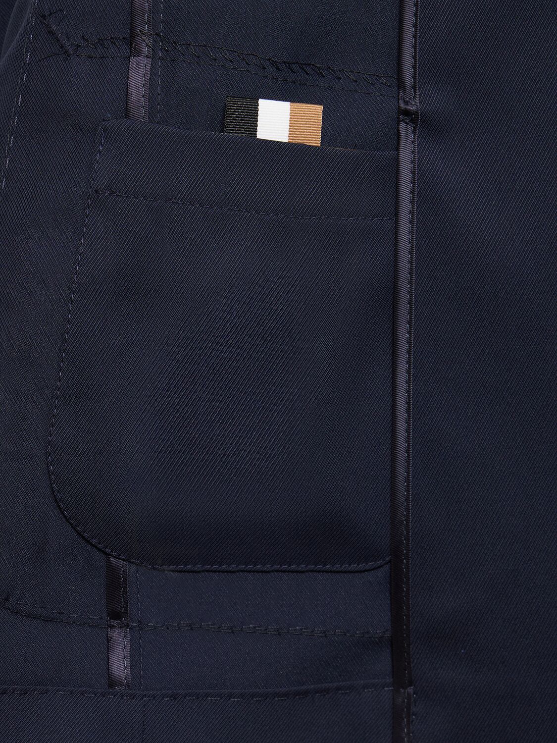 Shop Hugo Boss C-hanry Tech Blend Wool Blazer In Dark Blue