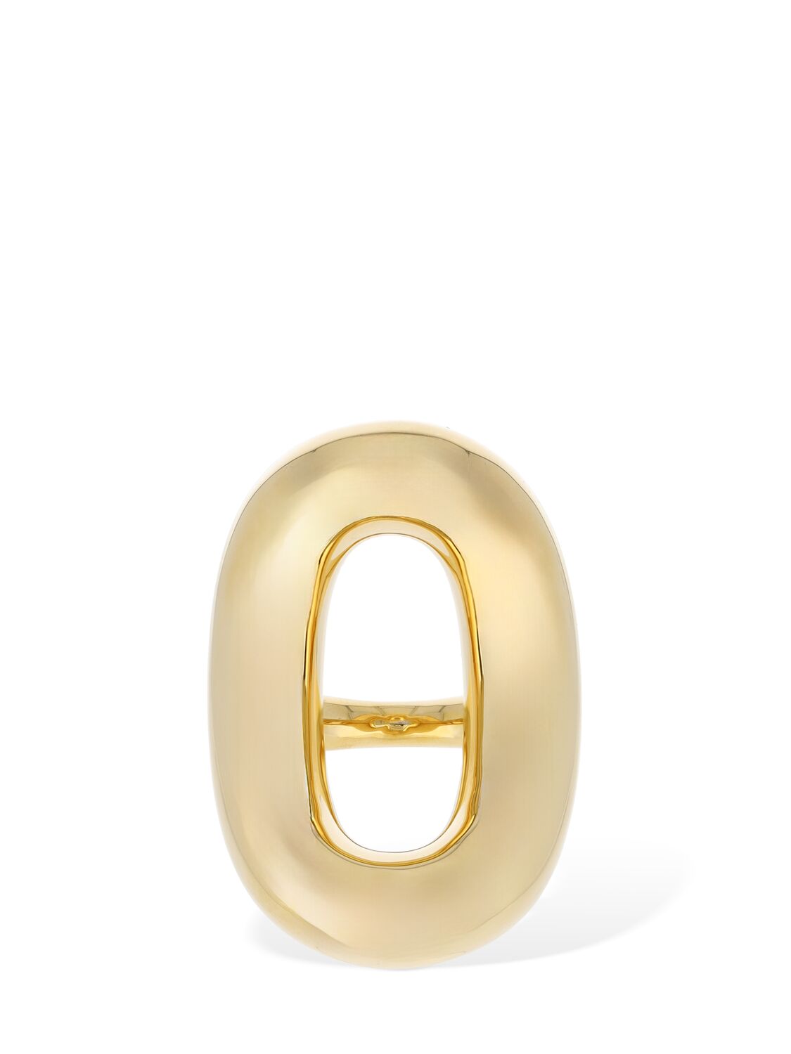 Shop Rabanne Big Hoop Ring In Gold