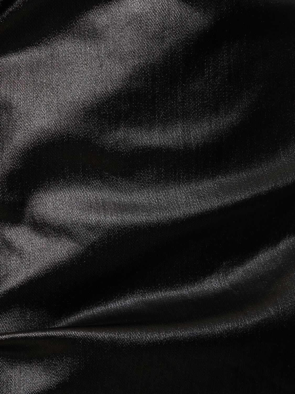 Shop Rick Owens Prong Coated Denim Strapless Maxi Dress In Black