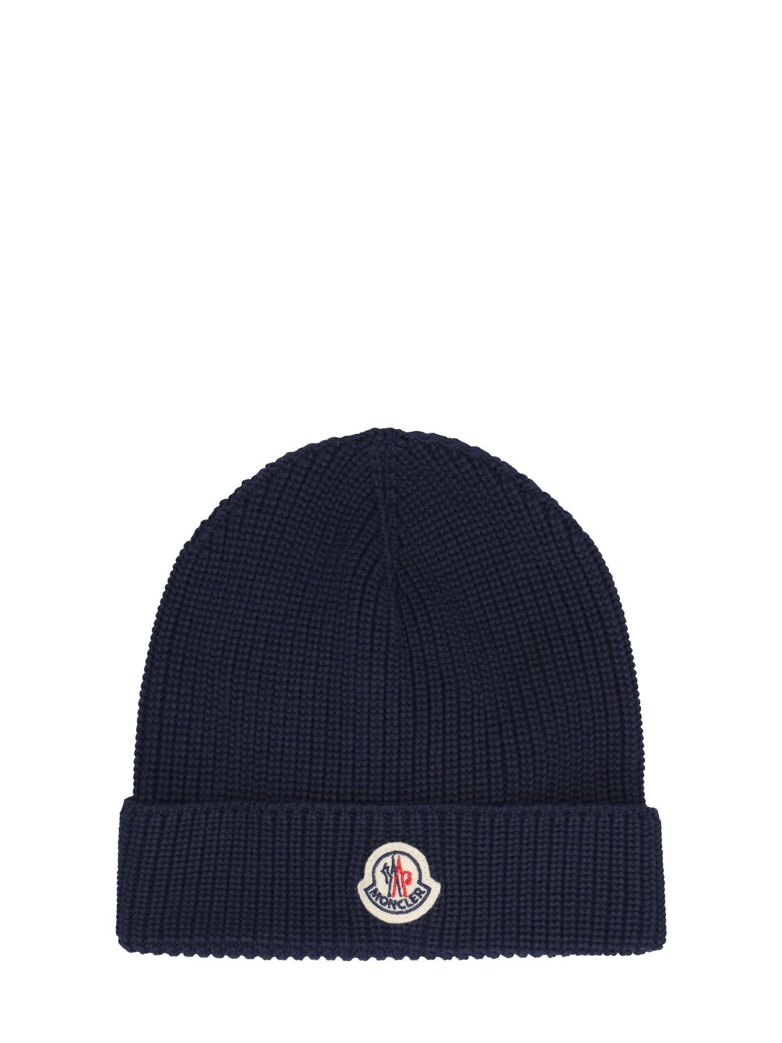 Image of Logo Patch Cotton Beanie