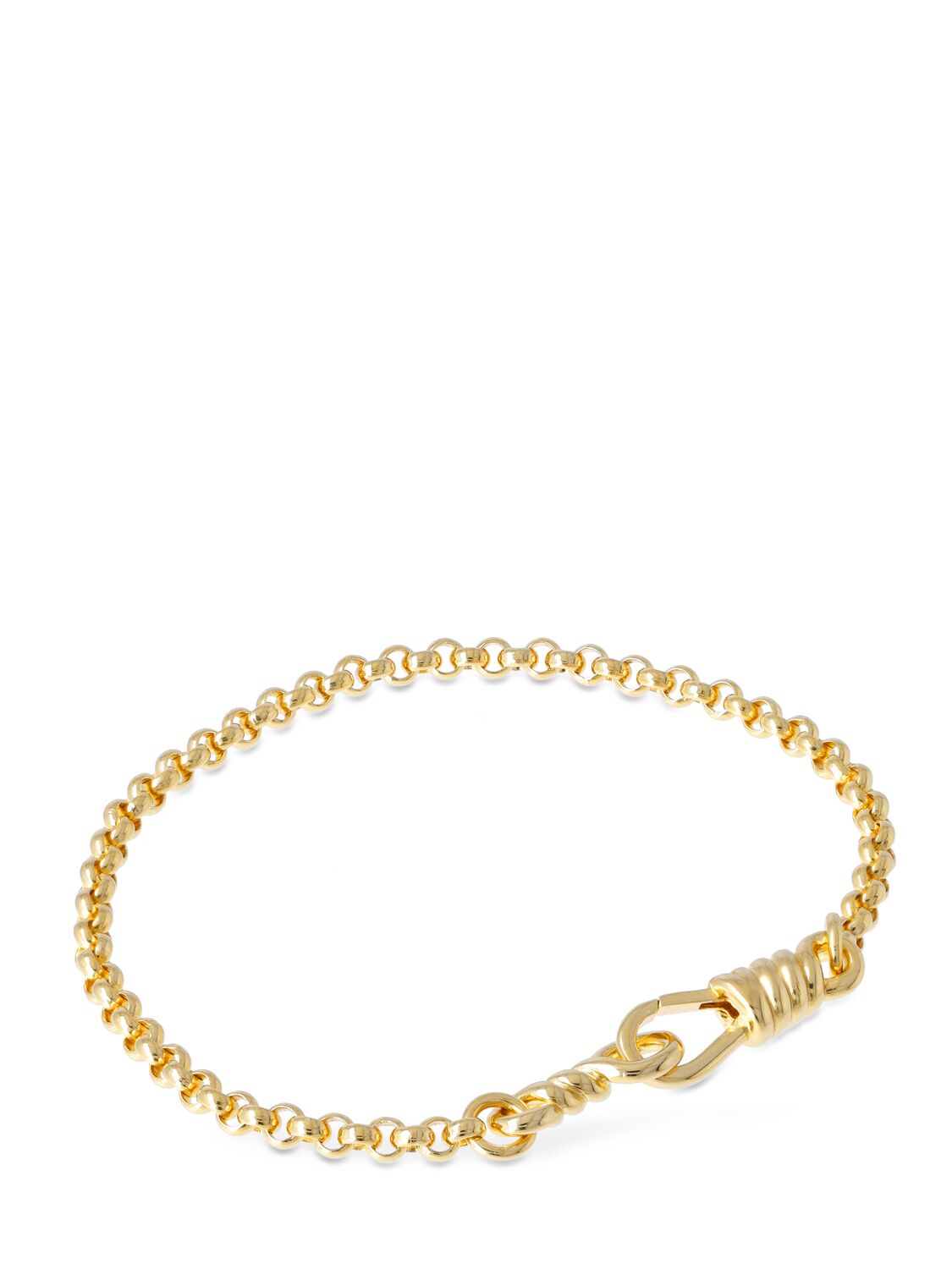 Shop Otiumberg Locked Bracelet In Gold