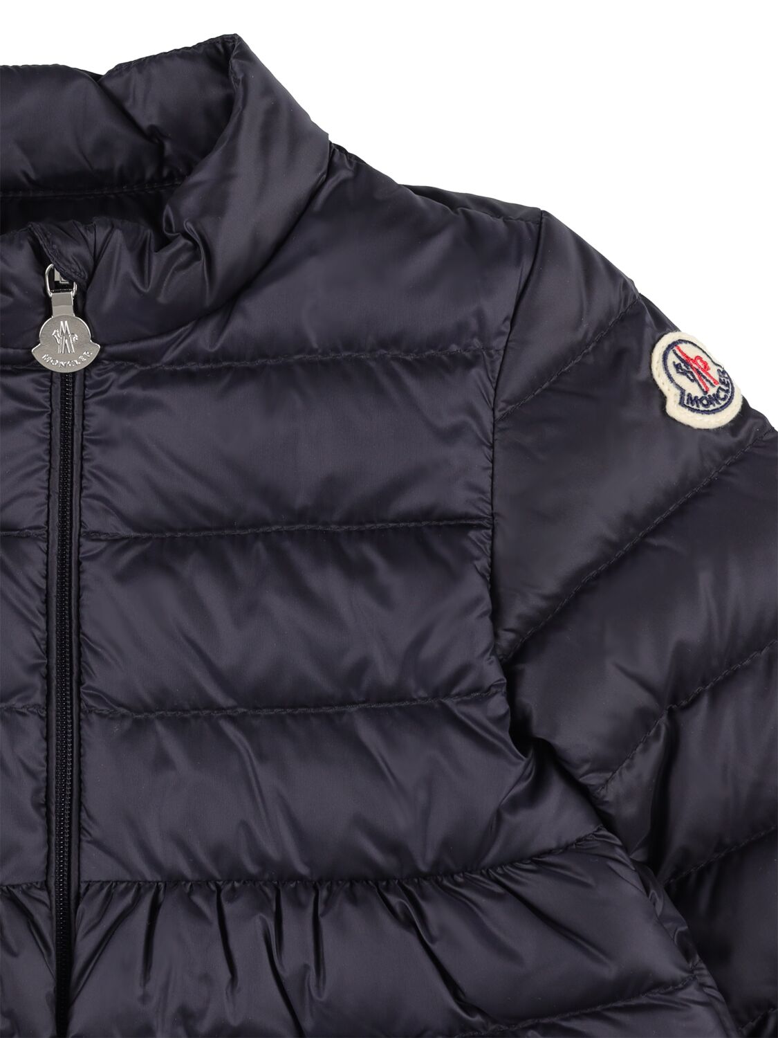 Shop Moncler Joelle Nylon Down Jacket In Blue