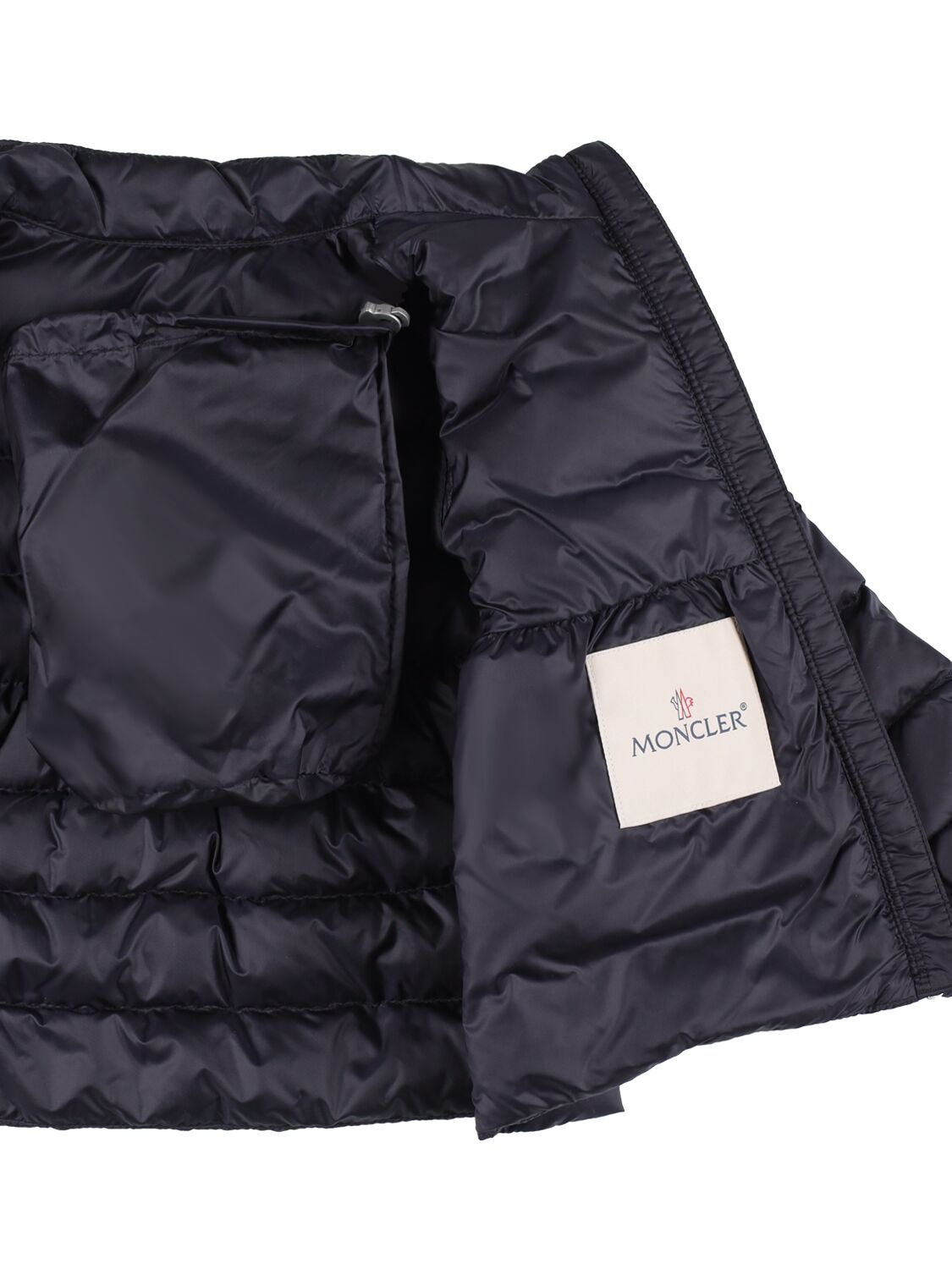 Shop Moncler Joelle Nylon Down Jacket In Blue