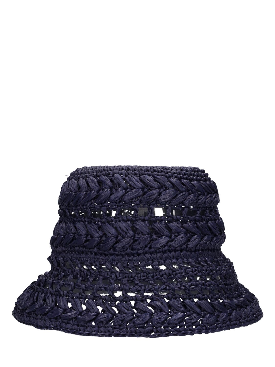 Weekend Max Mara Adito Crochet Bucket Hat In Blue