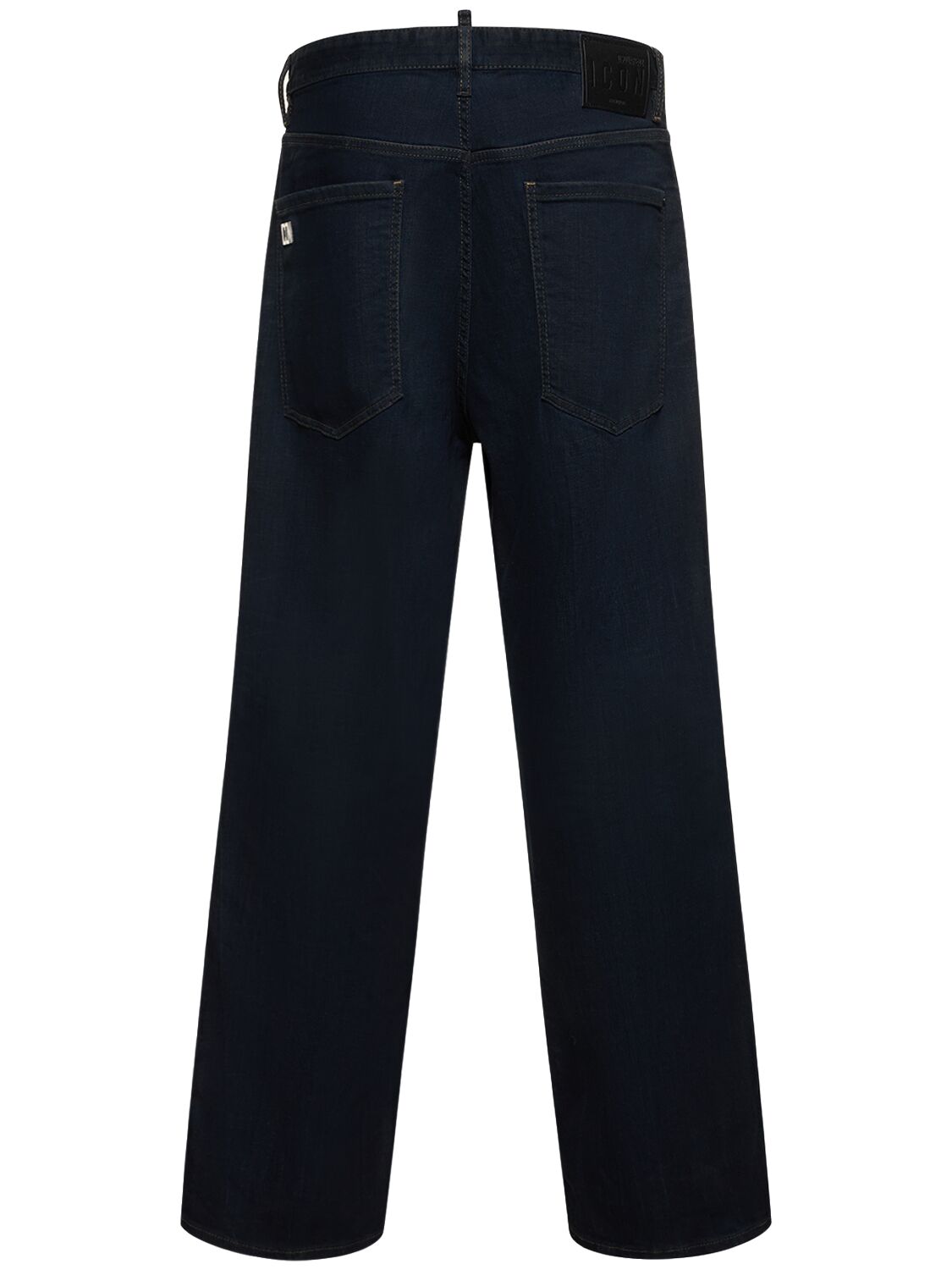Shop Dsquared2 Eros Stretch Cotton Denim Jeans In Blue